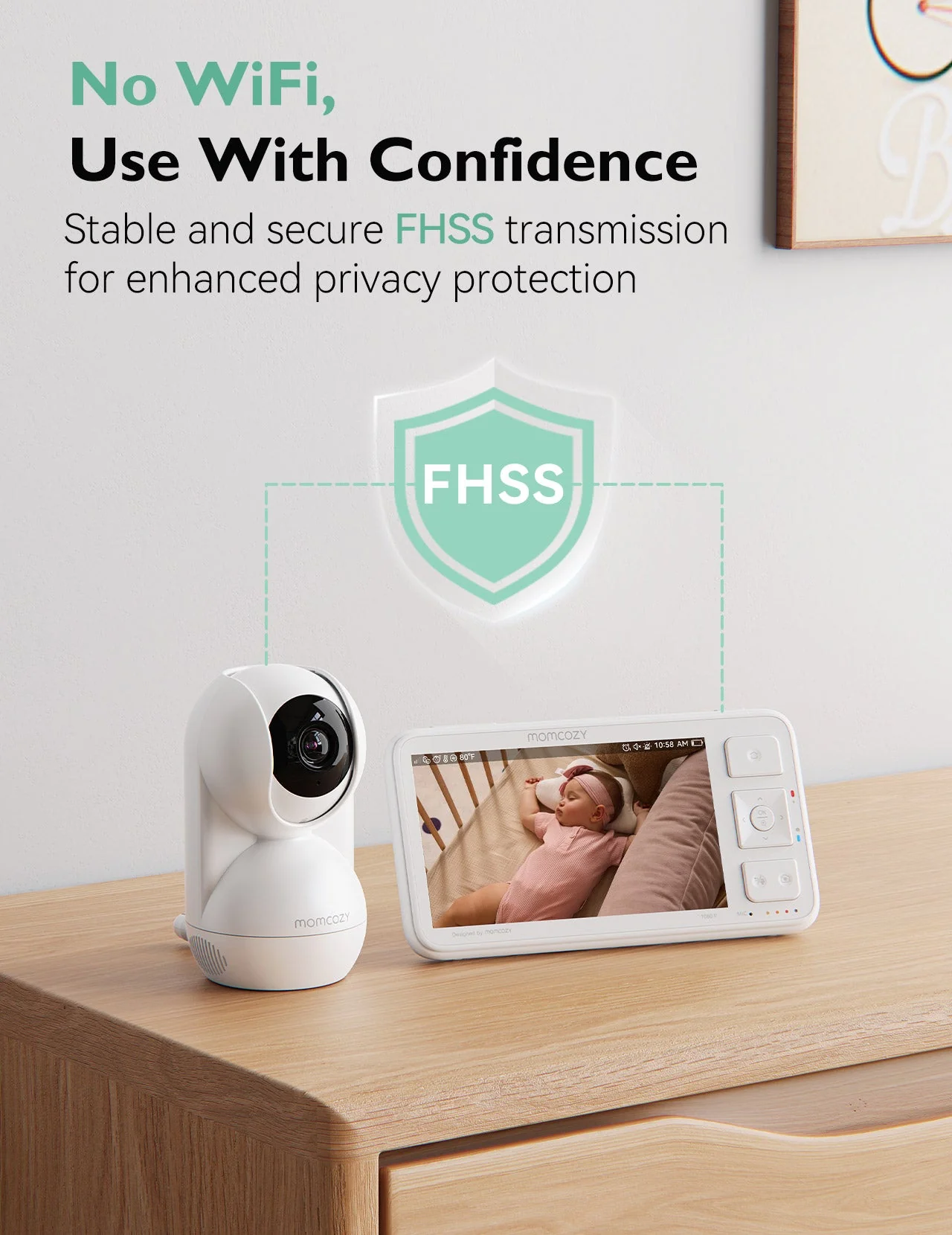 Caméra Full HD 1080p pour moniteur vidéo pour bébé BM03 - Image 6