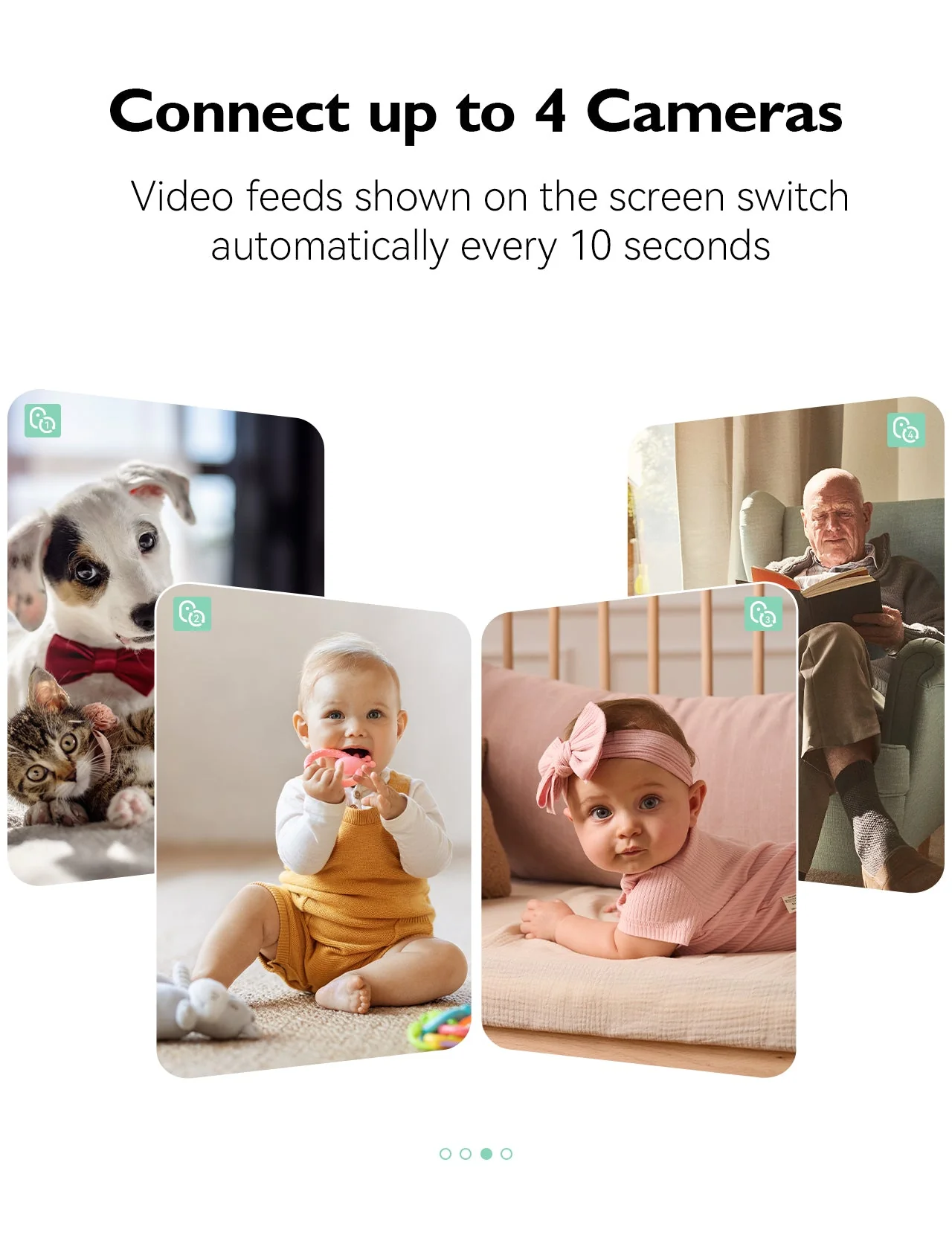 Caméra Full HD 1080p pour moniteur vidéo pour bébé BM03 - Image 8