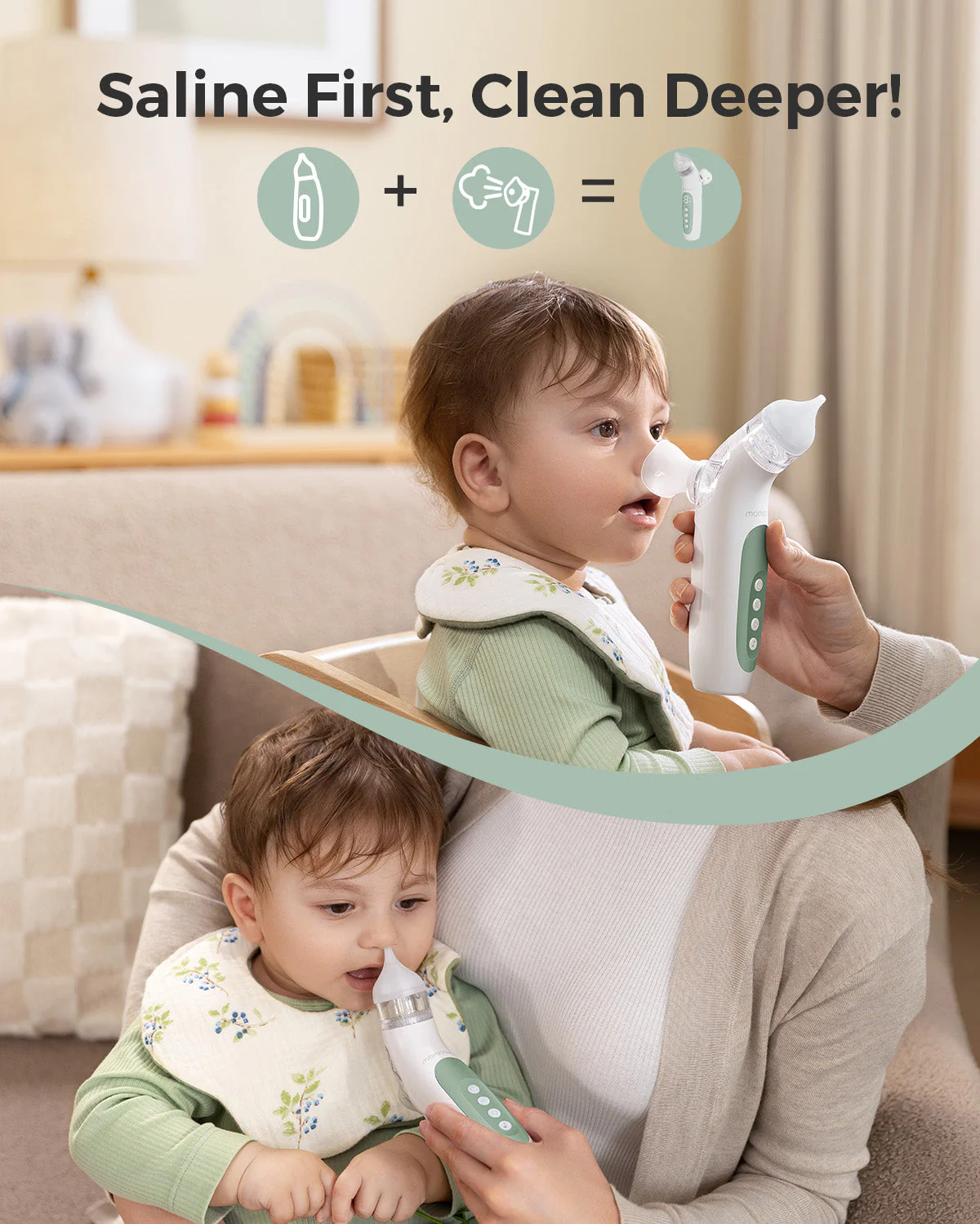 Pack Soins Bébé : Aspirateur nasal électrique + Lime à ongles électrique pour bébé + Chauffe-lingettes - Image 9