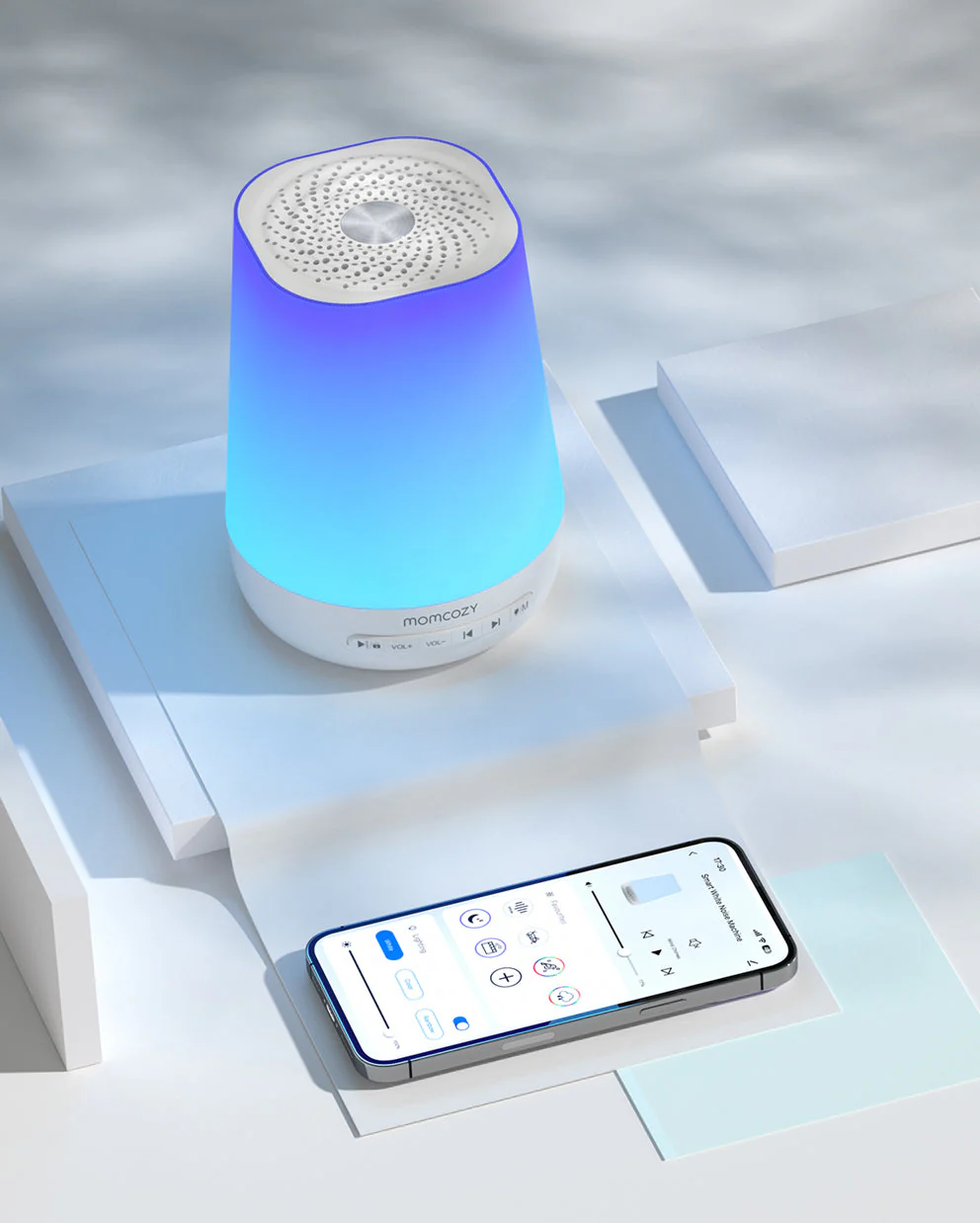 Ensemble de soins pour bébé : Machine sonore intelligente pour bébé et moniteur de surveillance pour bébé - Image 7