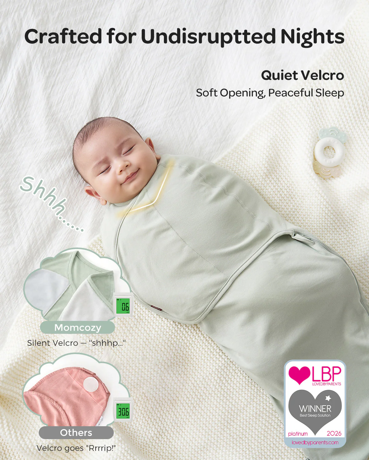 Momcozy Emmaillotage facile pour bébé 0-3 mois - Image 72