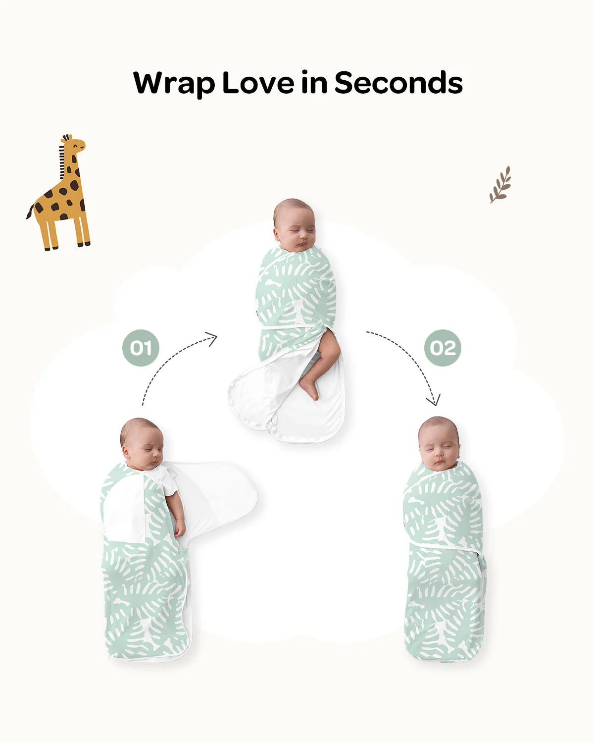 Momcozy Emmaillotage facile pour bébé 0-3 mois - Image 12