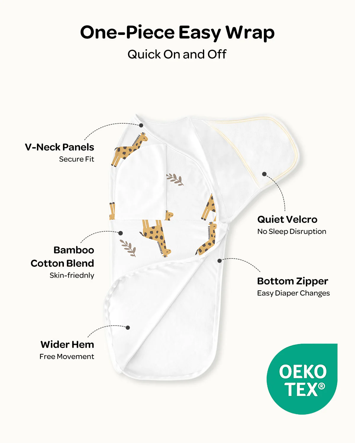 Pack Soins Bébé : Machine à sons intelligente et portable + Lange d’emmaillotage facile - Image 27