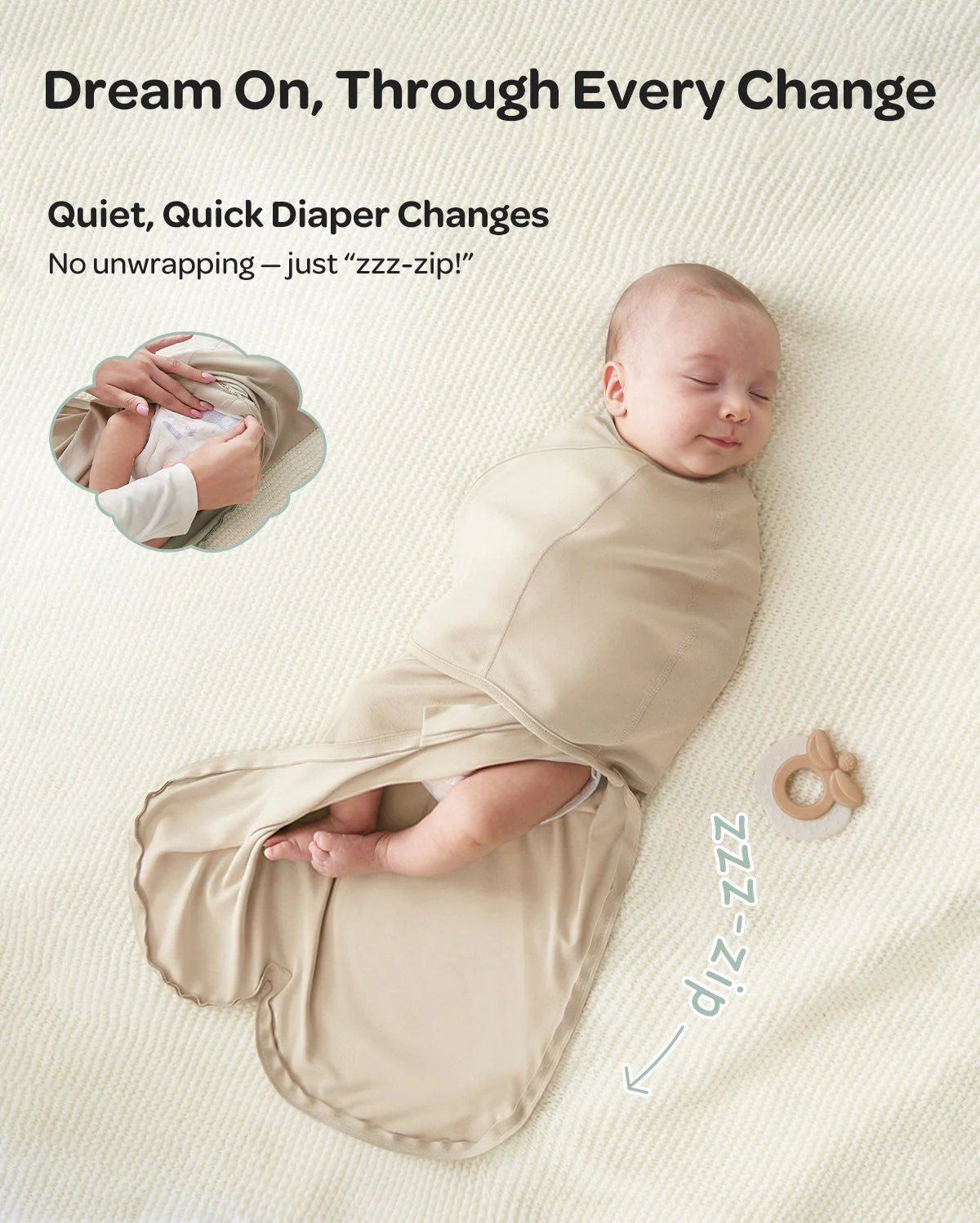 Pack Soins Bébé : Machine à sons intelligente et portable + Lange d’emmaillotage facile - Image 31