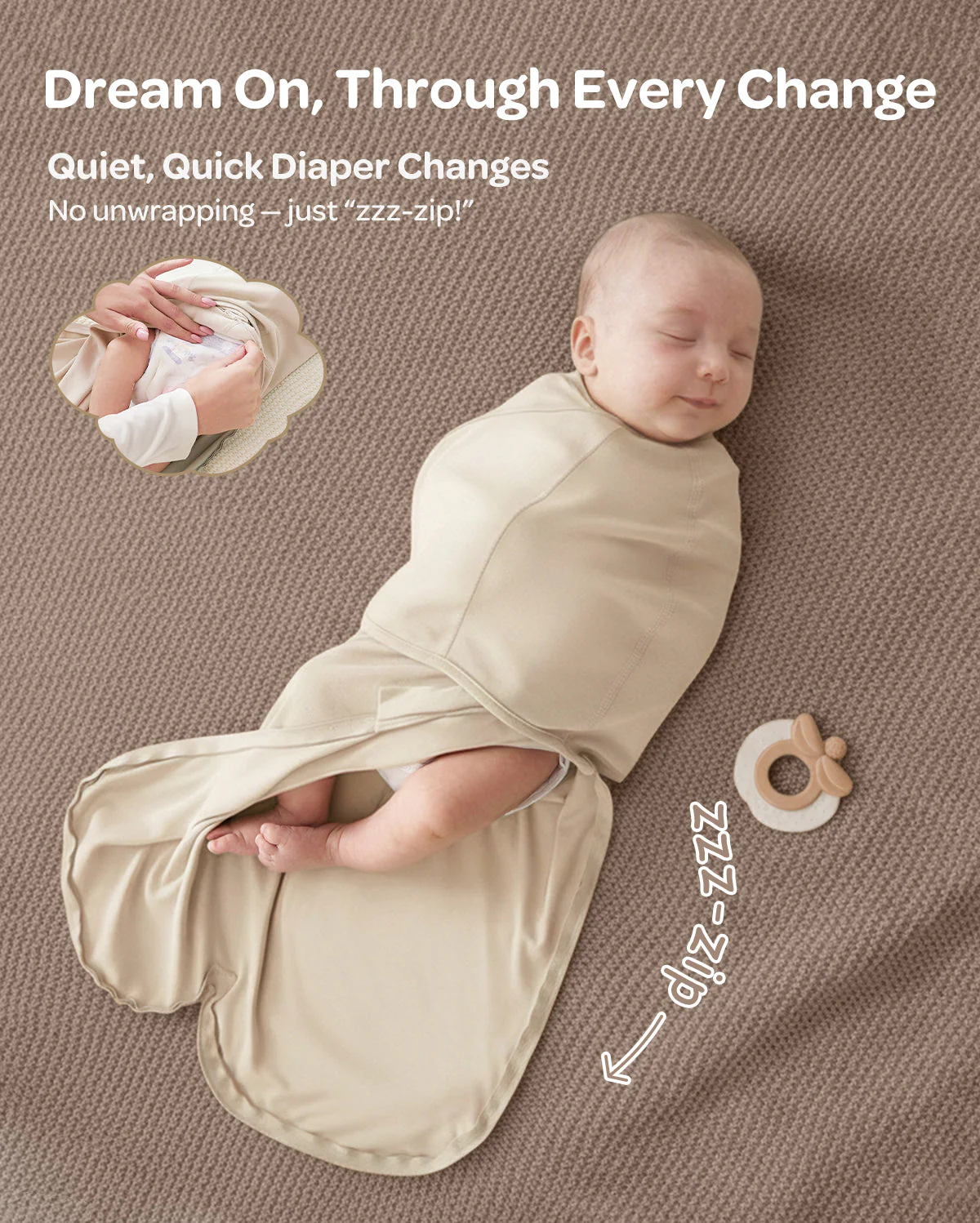 Pack Soins Bébé : Machine à sons intelligente et portable + Lange d’emmaillotage facile - Image 35