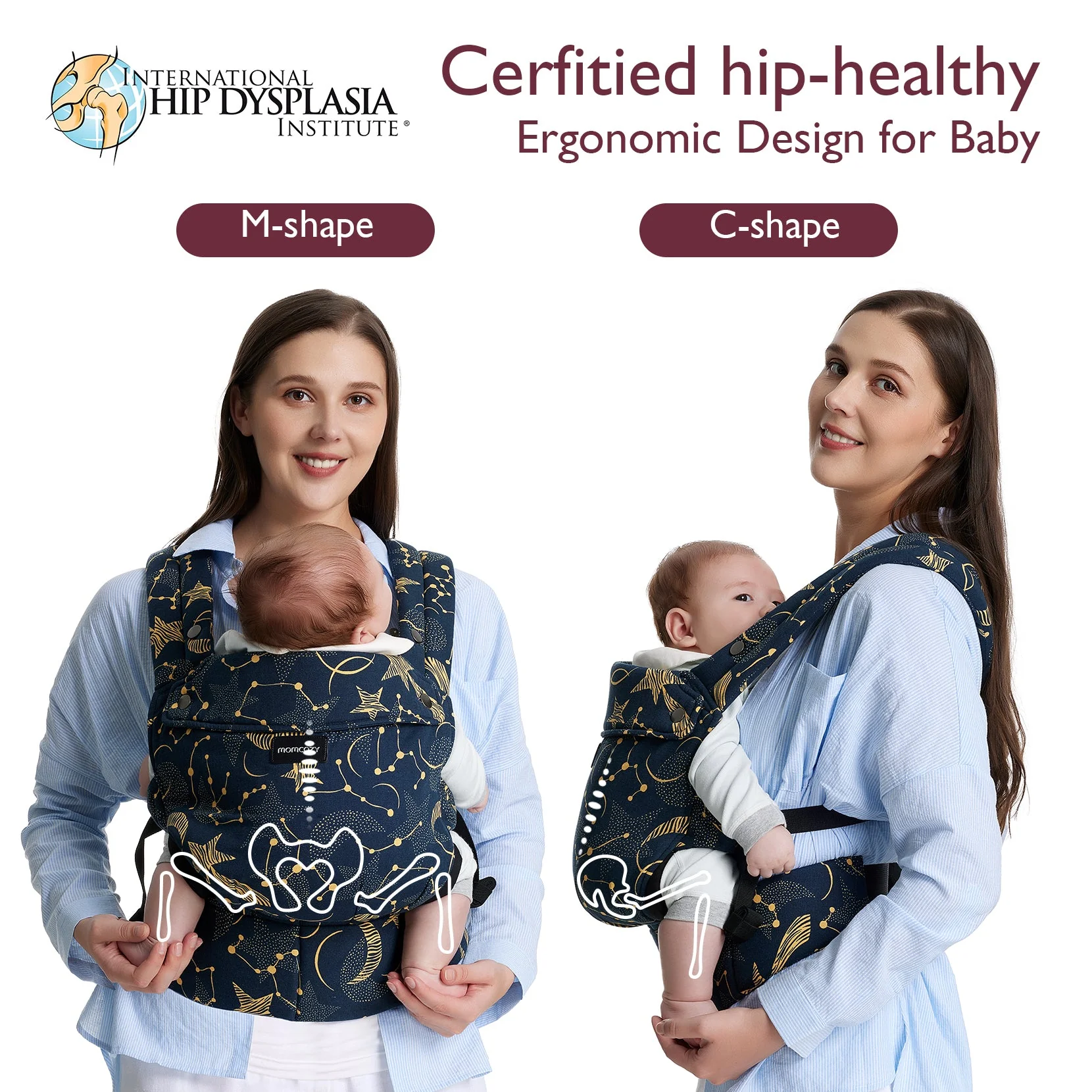 Porte-bébé Momcozy PureHug - Ergonomique, confortable & léger - Image 105