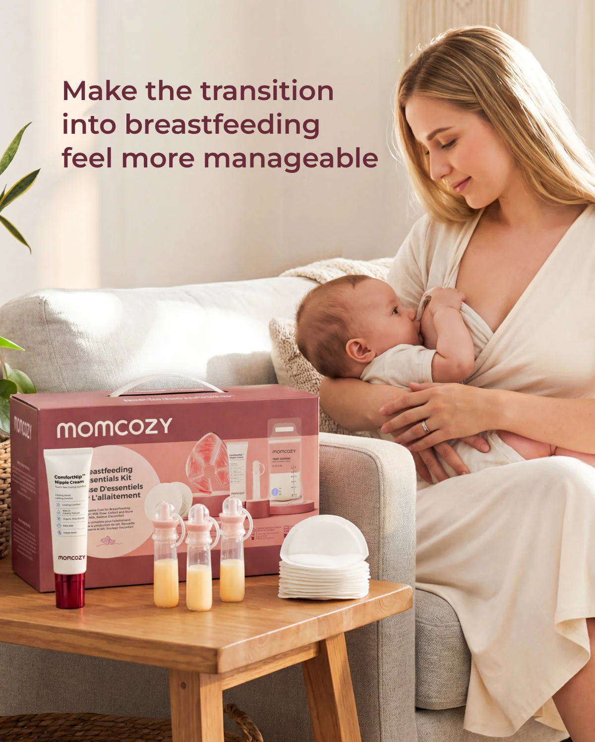 Kit d’allaitement et post-partum Momcozy (73 pièces) - Image 5