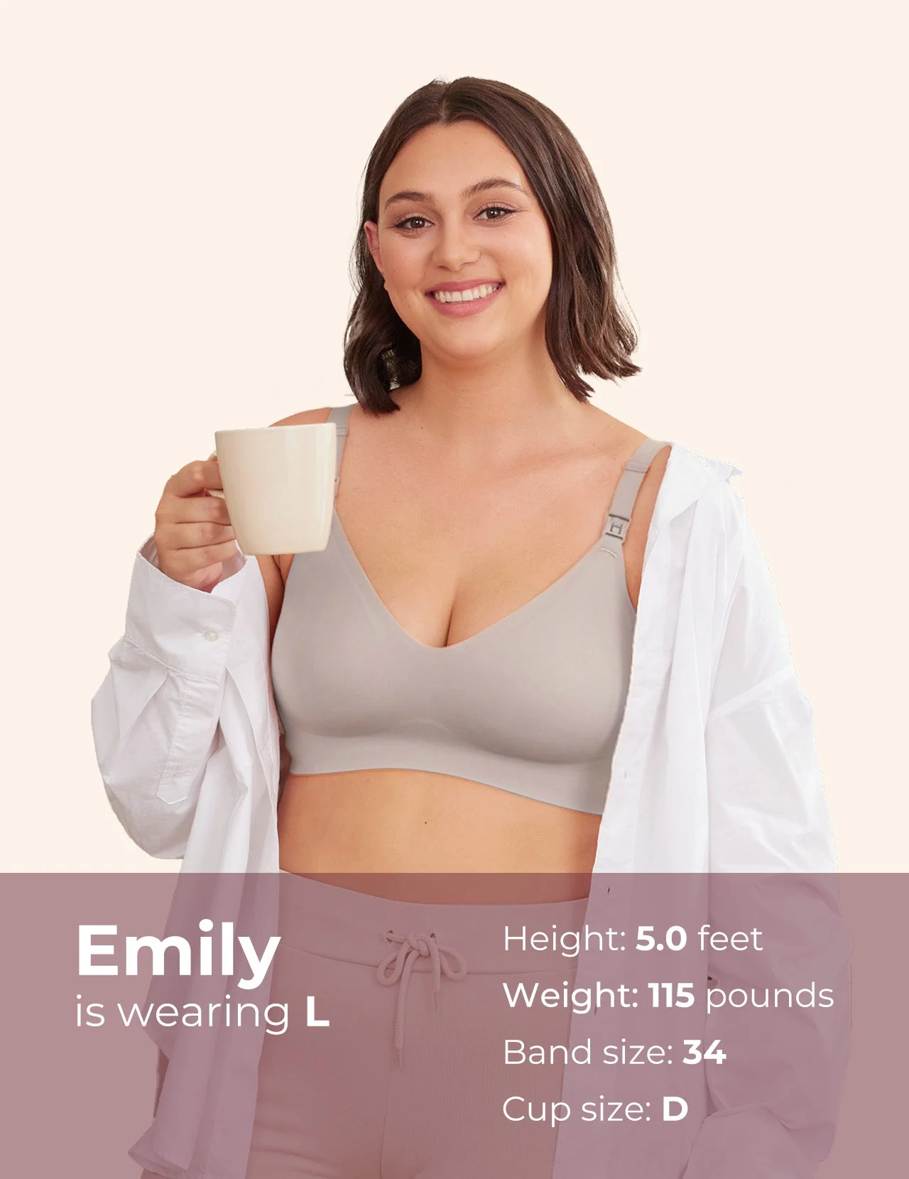 Soutien-gorge d’allaitement ultra doux sans coutures – YN21 - Image 101