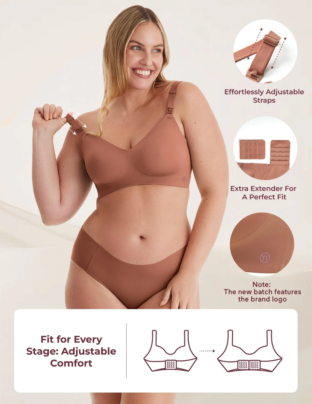 Soutien-gorge d’allaitement ultra doux sans coutures – YN21 - Image 87