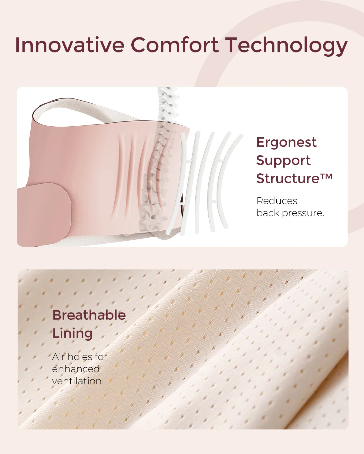 Ceinture de grossesse ergonomique pour soutien du ventre et du dos Momcozy - Image 22
