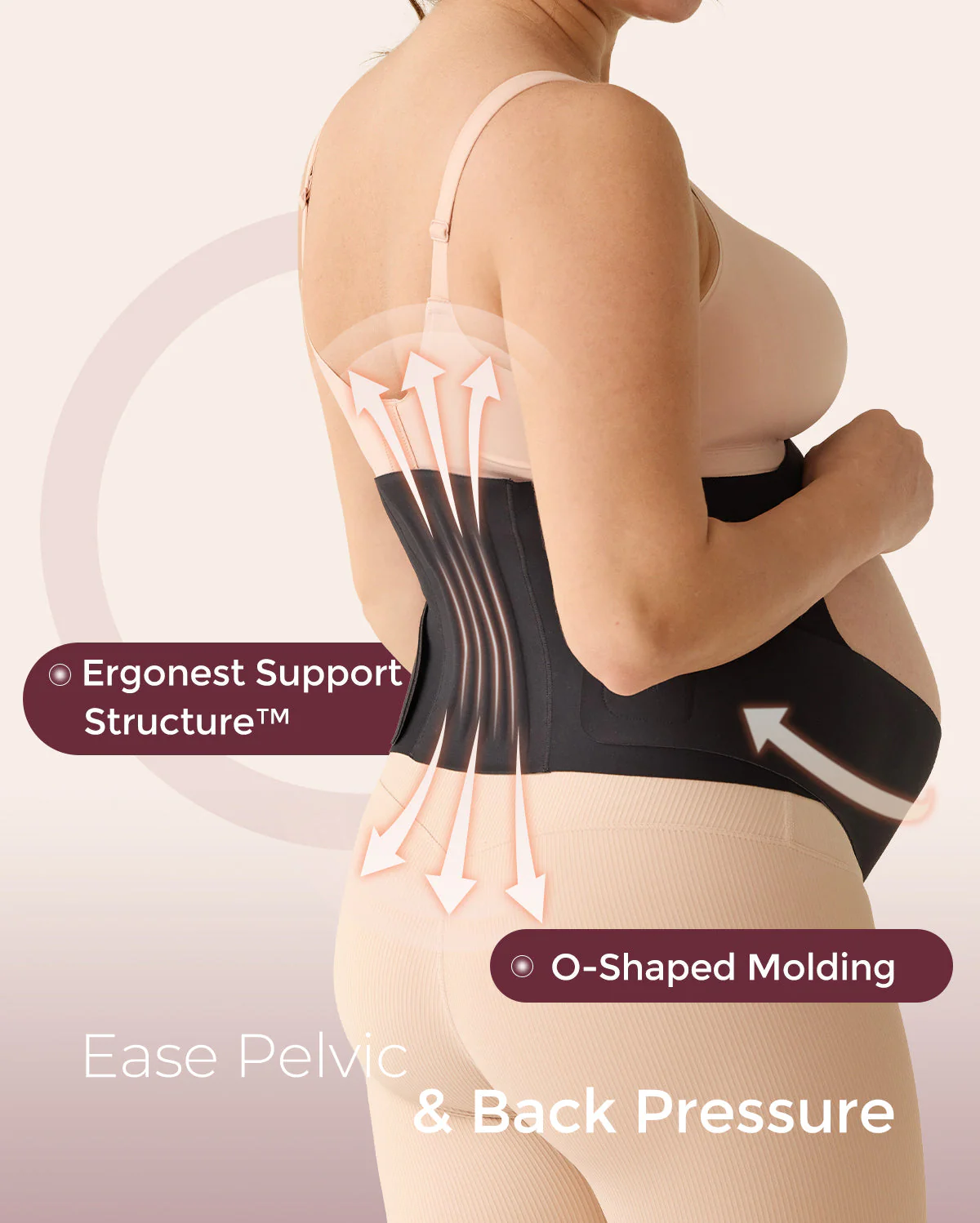 Ceinture de grossesse ergonomique pour soutien du ventre et du dos Momcozy - Image 13