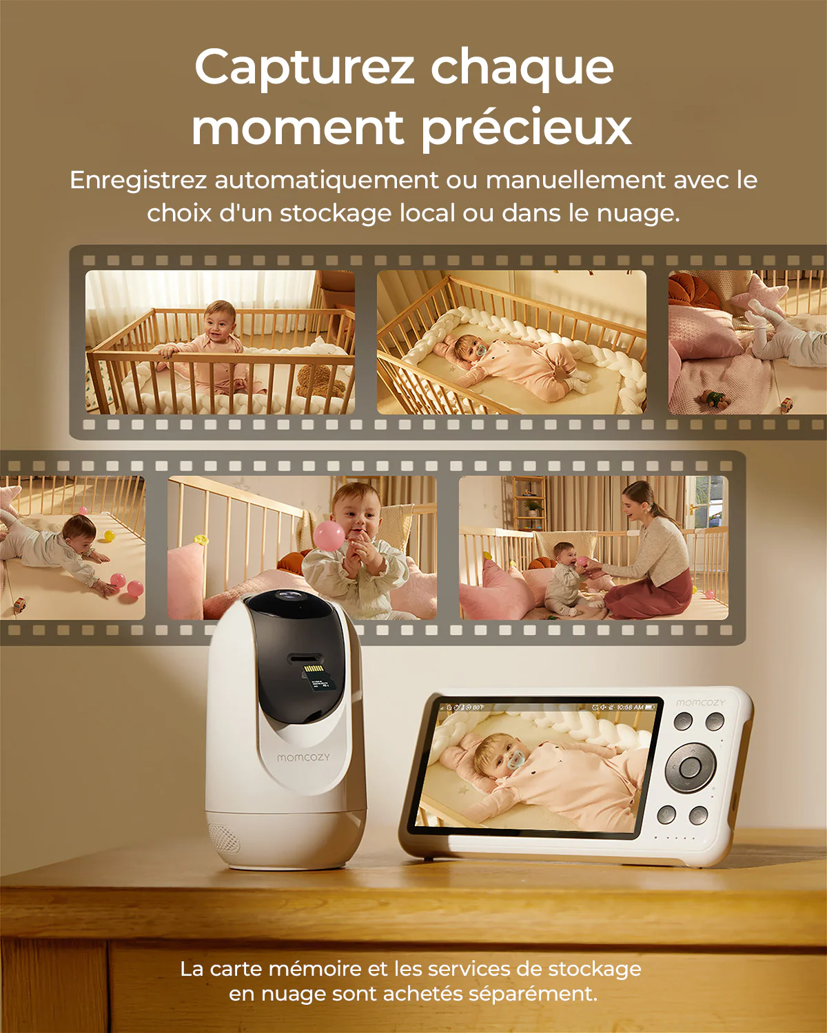 Caméra Full HD 1080p pour Baby Monitor BM04 - Image 5