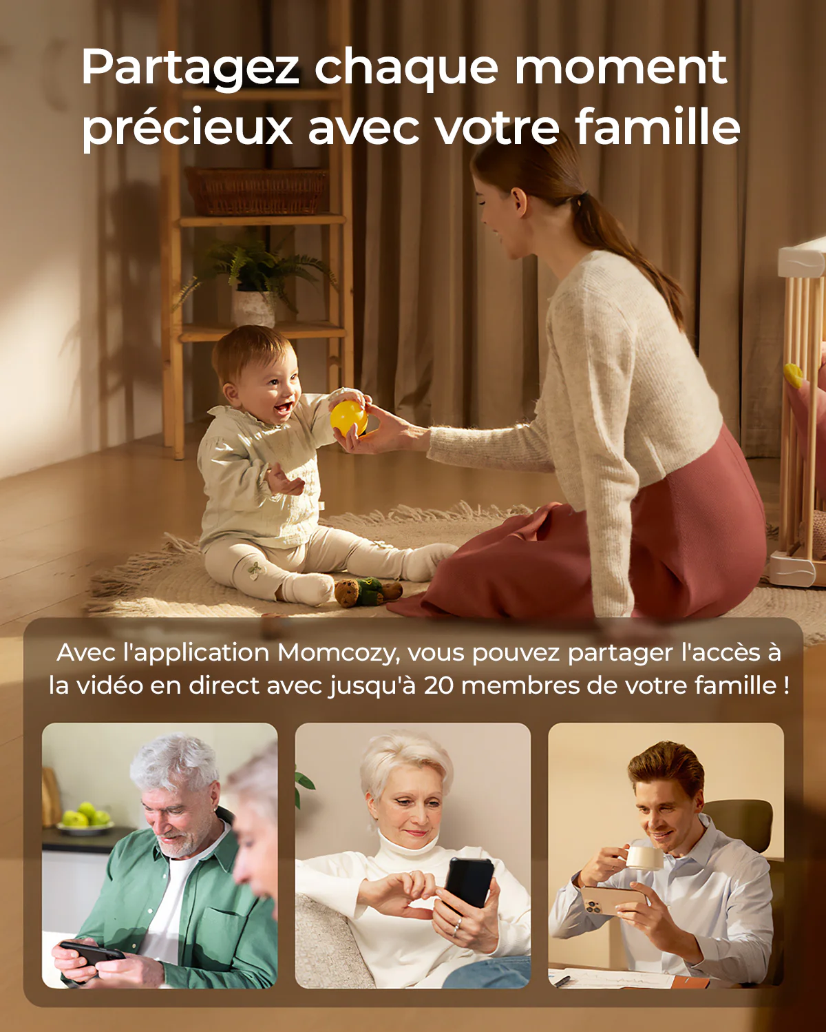Caméra Full HD 1080p pour Baby Monitor BM04 - Image 7