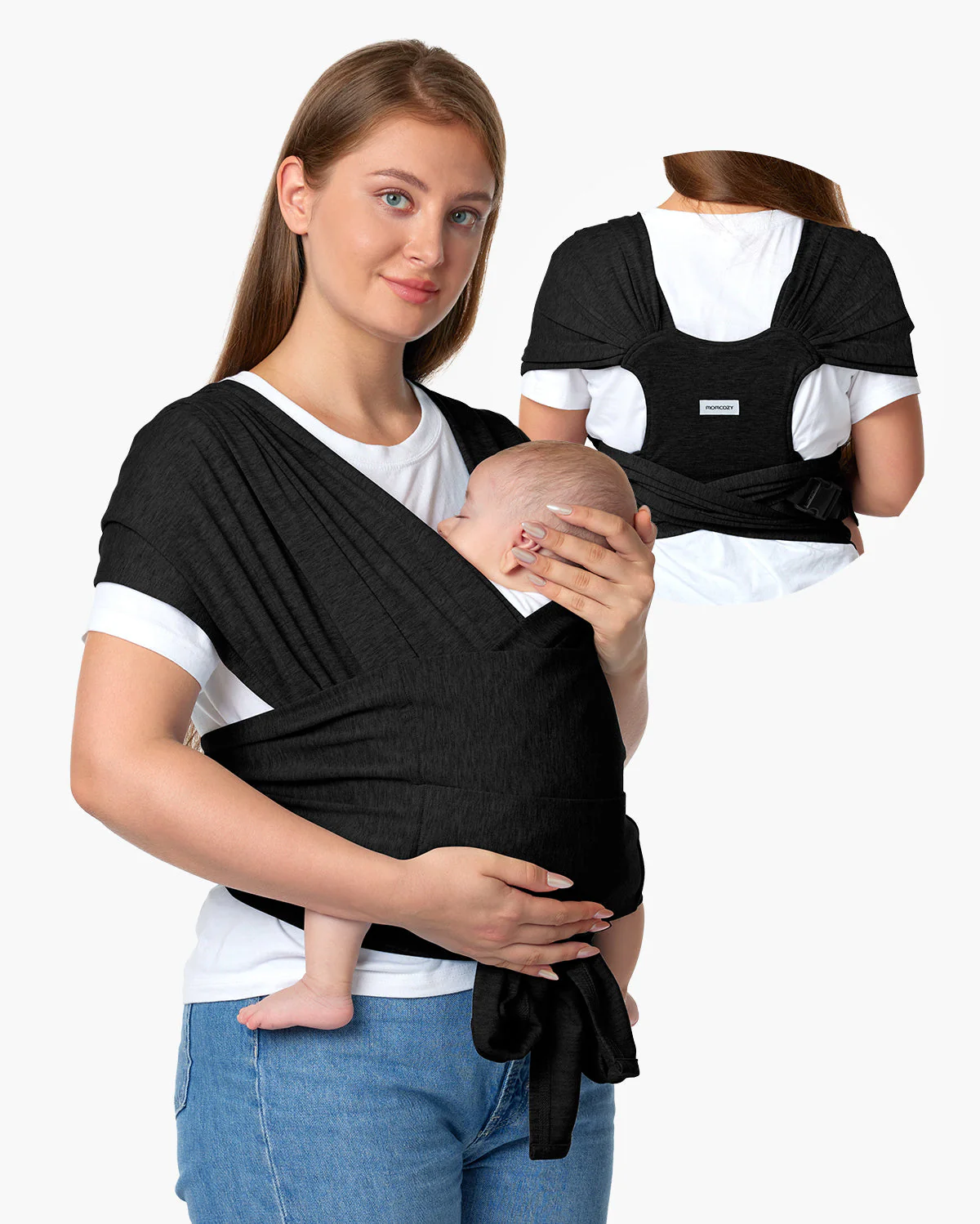 Facile à porter les mains libres - Porte-bébé en écharpe - Image 4