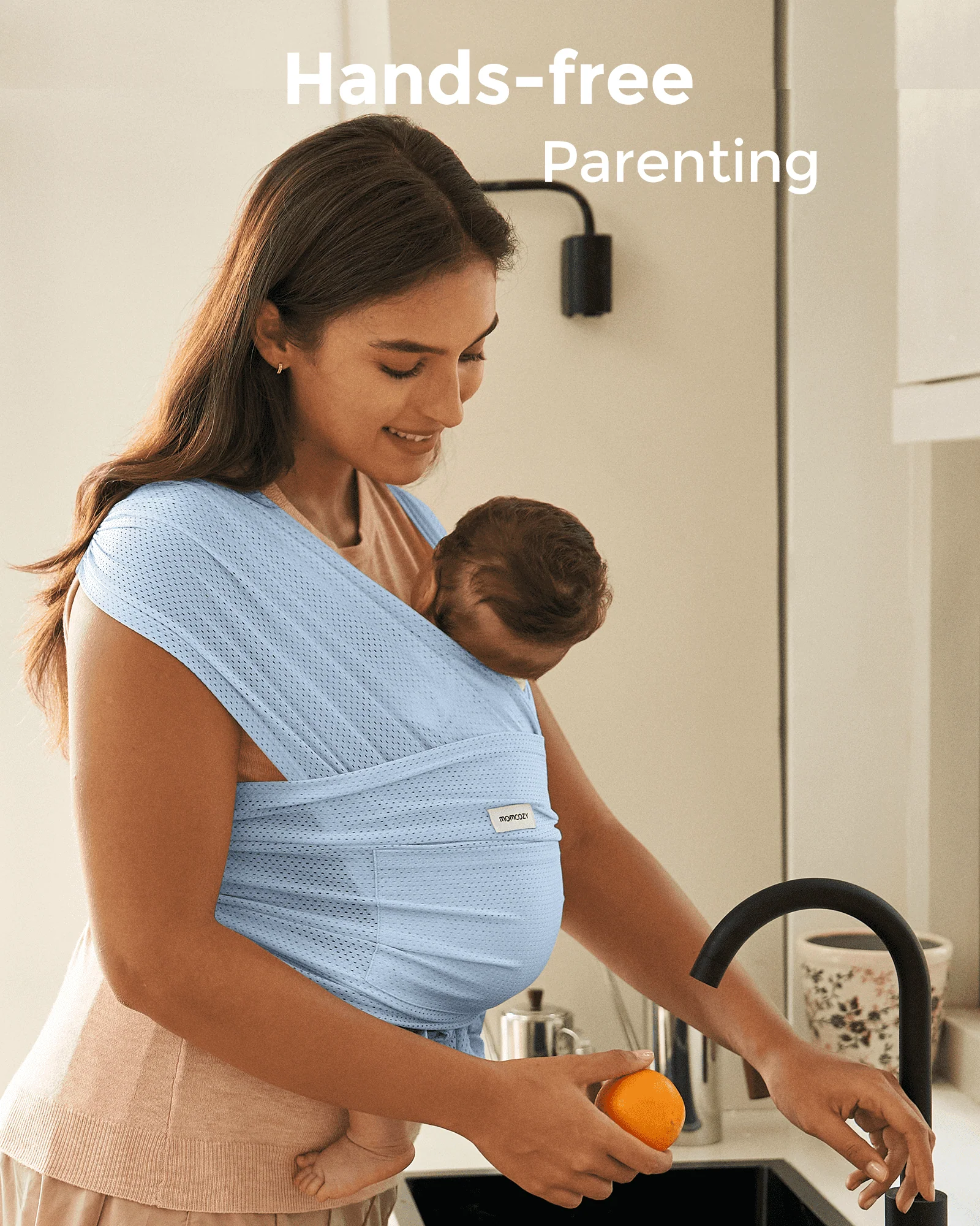 Porte-bébé Momcozy SnapLite Cooling Mesh Wrap - Image 28