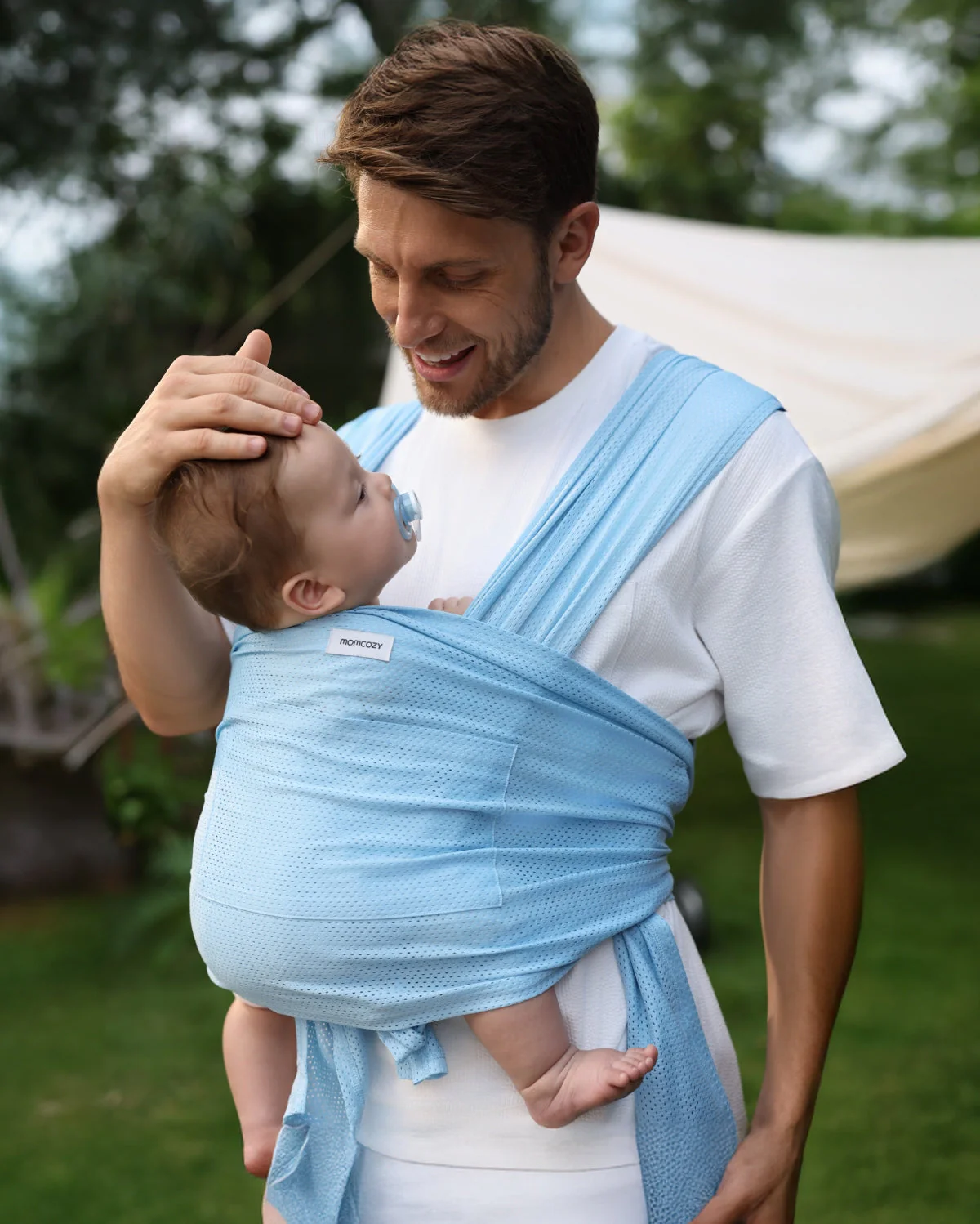 Porte-bébé Momcozy SnapLite Cooling Mesh Wrap - Image 21
