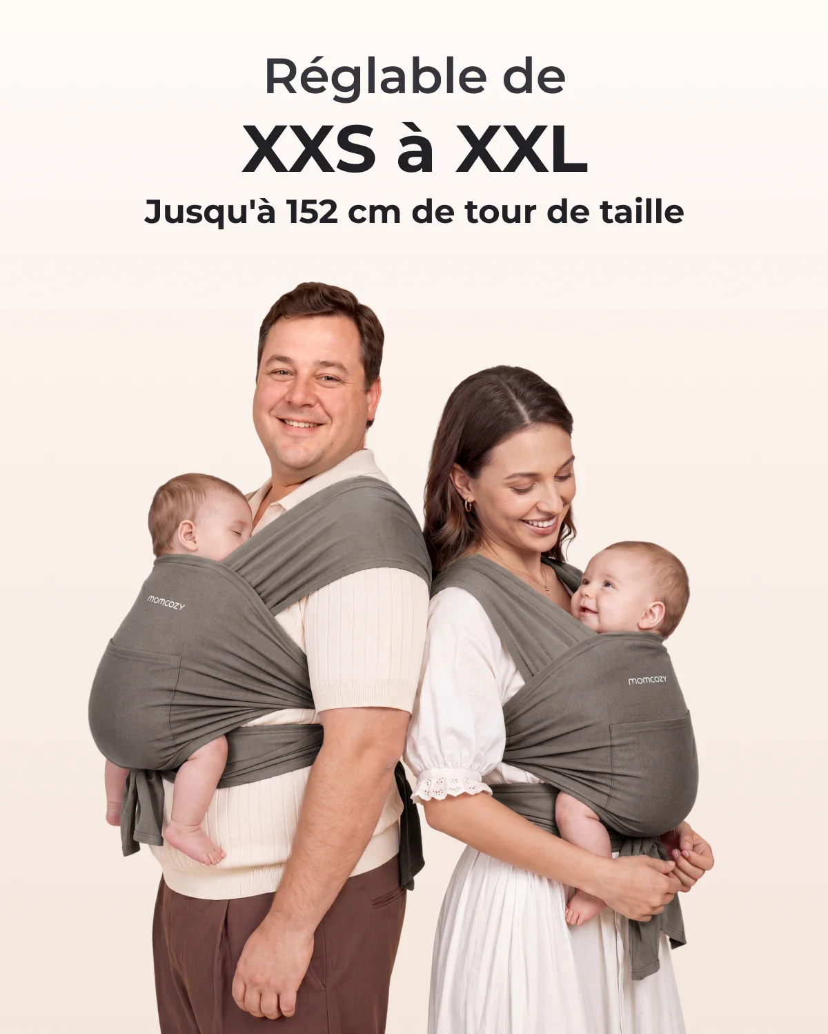 Facile à porter les mains libres - Porte-bébé en écharpe - Image 71