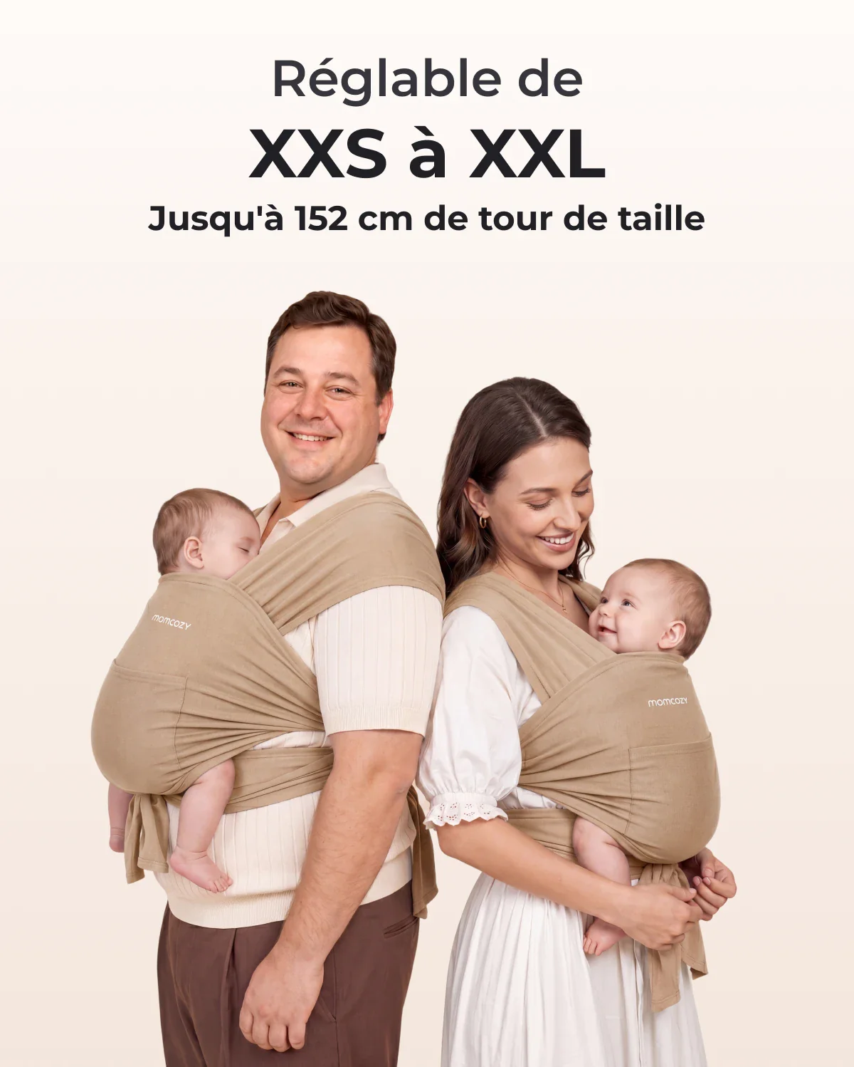 Facile à porter les mains libres - Porte-bébé en écharpe - Image 79