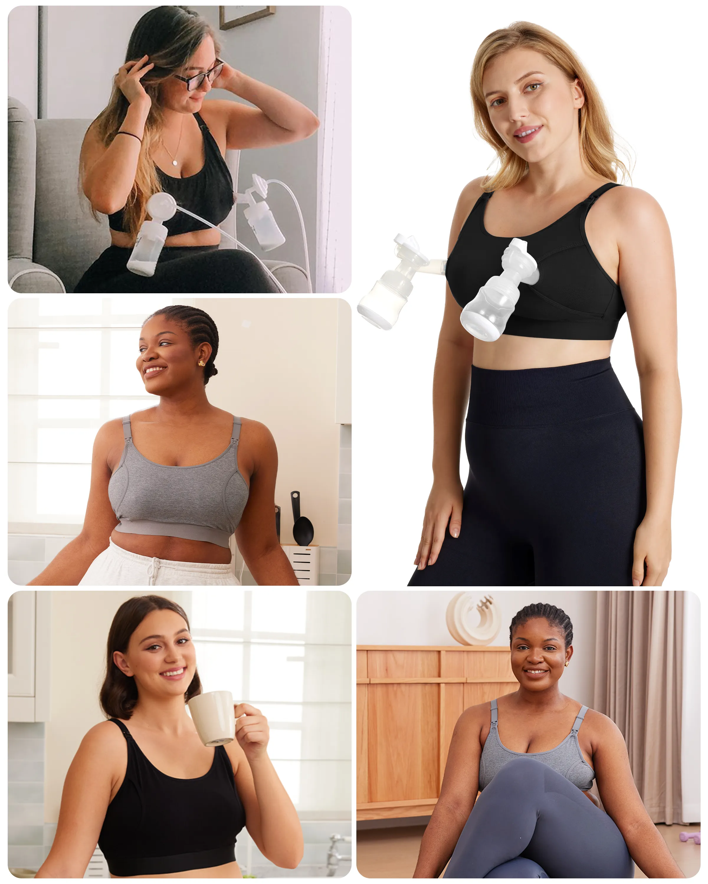 L'original : Notre soutien-gorge de base pour l'allaitement et le pompage (2 packs) - Image 6