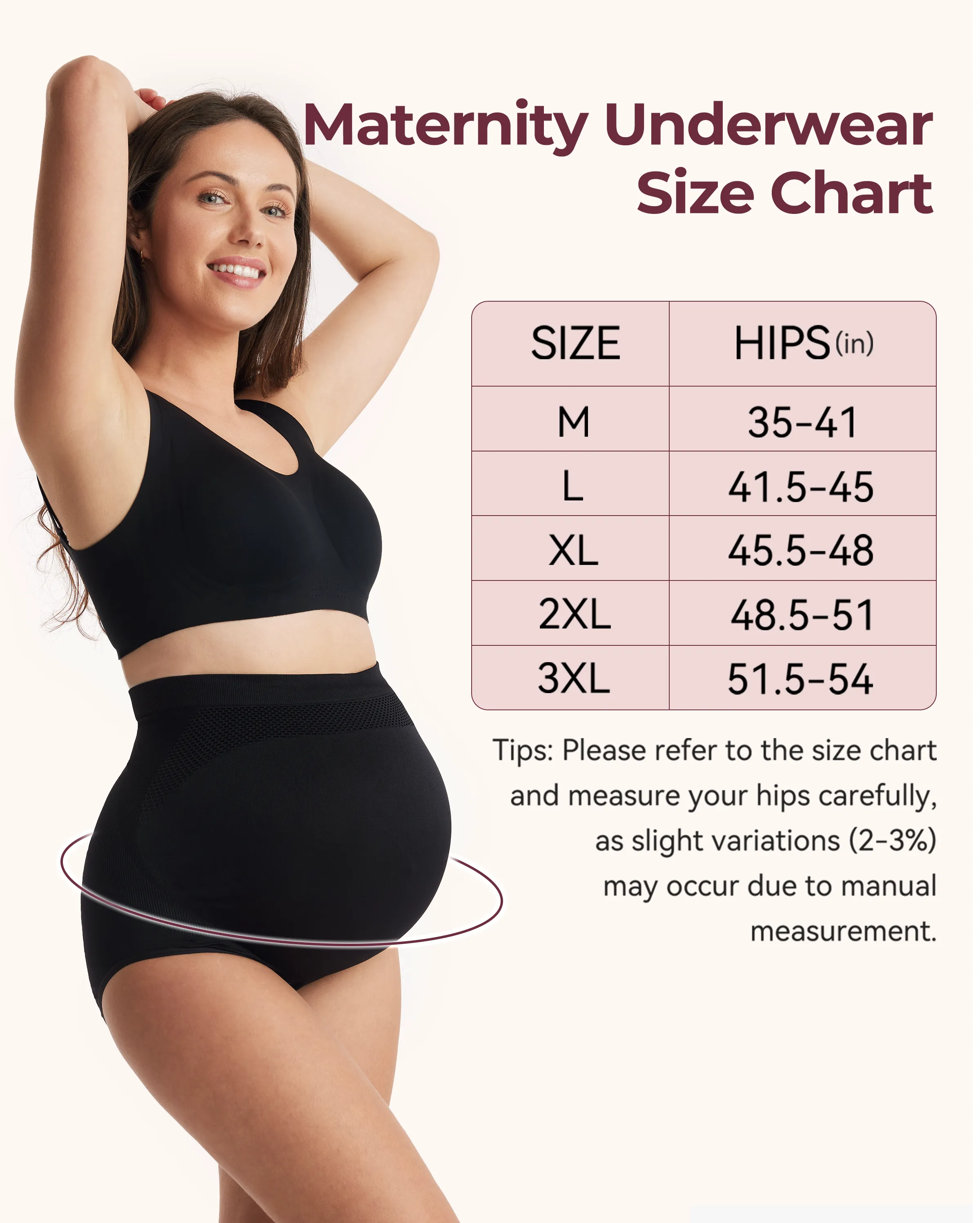 Culottes de grossesse taille haute sans coutures – maintien doux du ventre - Image 29