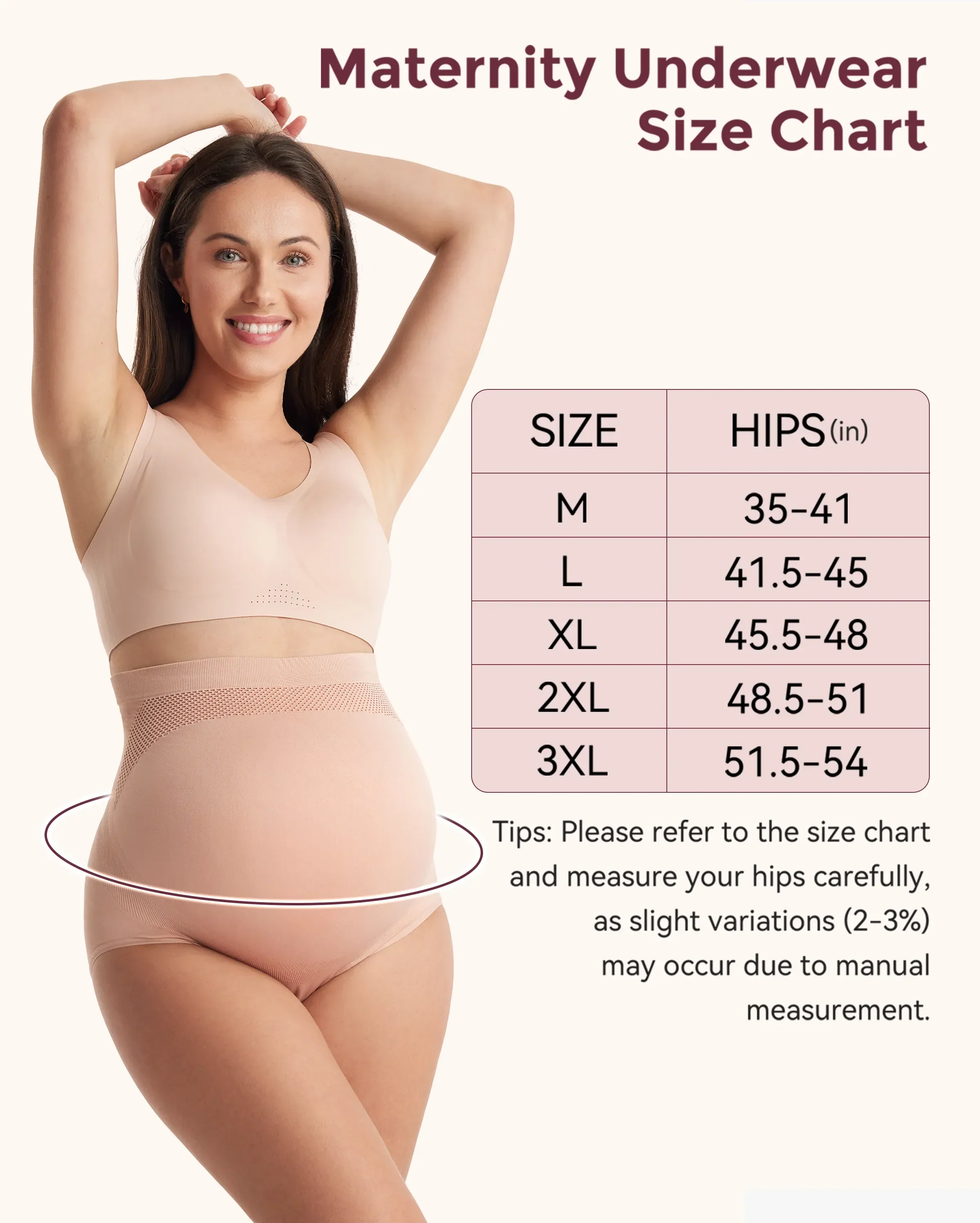 Culottes de grossesse taille haute sans coutures – maintien doux du ventre - Image 35
