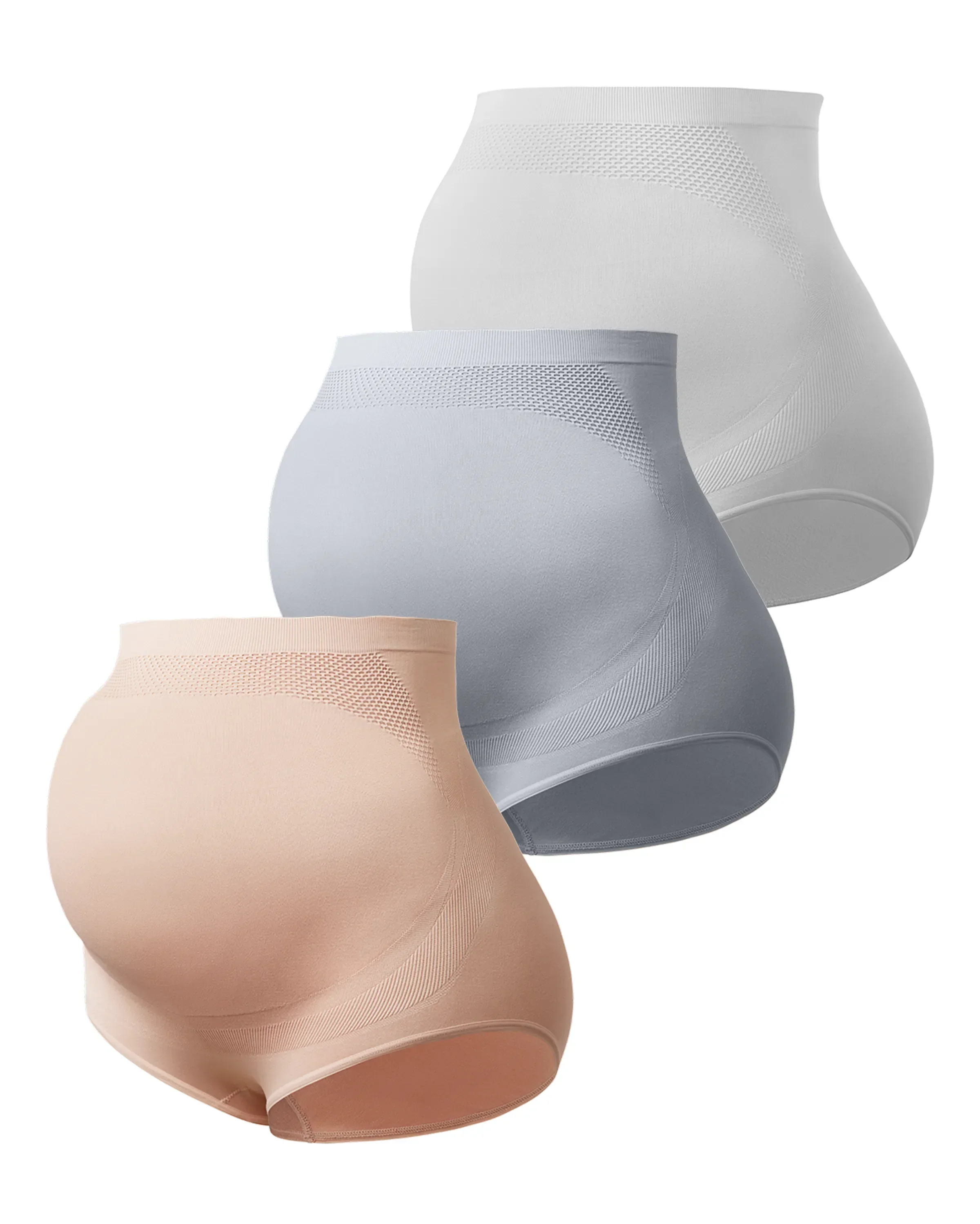 Culottes de grossesse taille haute sans coutures – maintien doux du ventre - Image 36