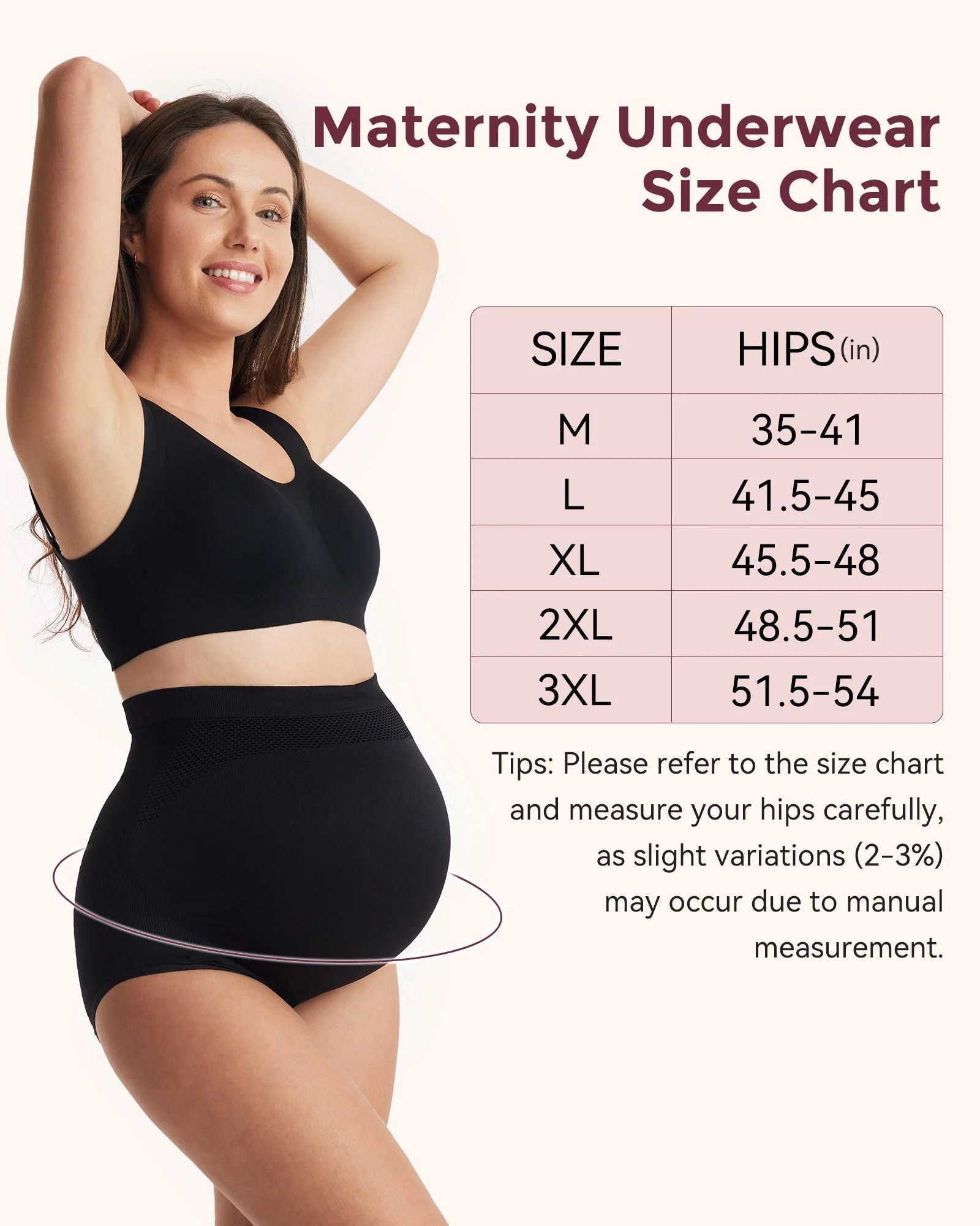 Culottes de grossesse taille haute sans coutures – maintien doux du ventre - Image 8