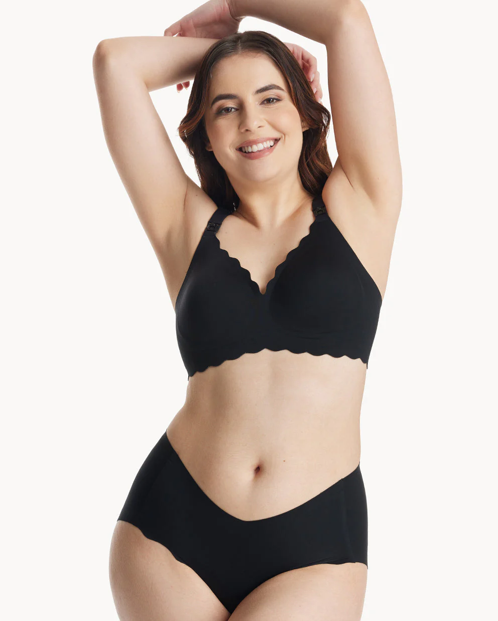Soutien-gorge d’allaitement sans coutures Jelly Strip YN46 - Image 4