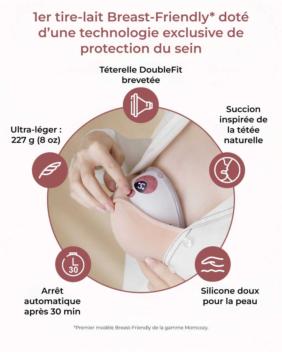Tire-lait portable intelligent M5 – Amélioré avec contrôle via application - Image 23