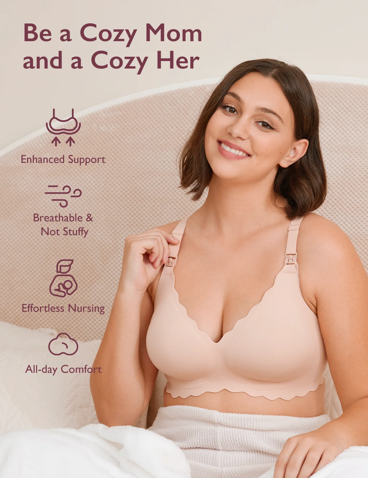 Pack Soutien-gorge M9 : Tire-lait mains libres M9 et Soutien-gorge d’allaitement CoolFit — Ultra extensible - Image 19