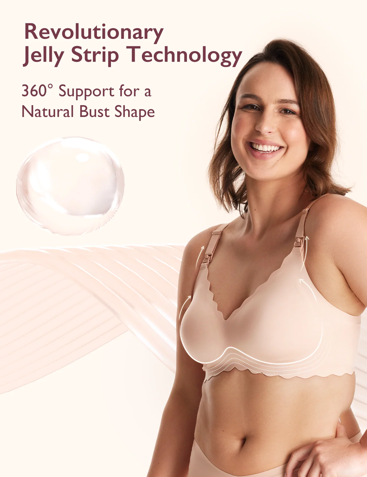 Pack Soutien-gorge M9 : Tire-lait mains libres M9 et Soutien-gorge d’allaitement CoolFit — Ultra extensible - Image 20