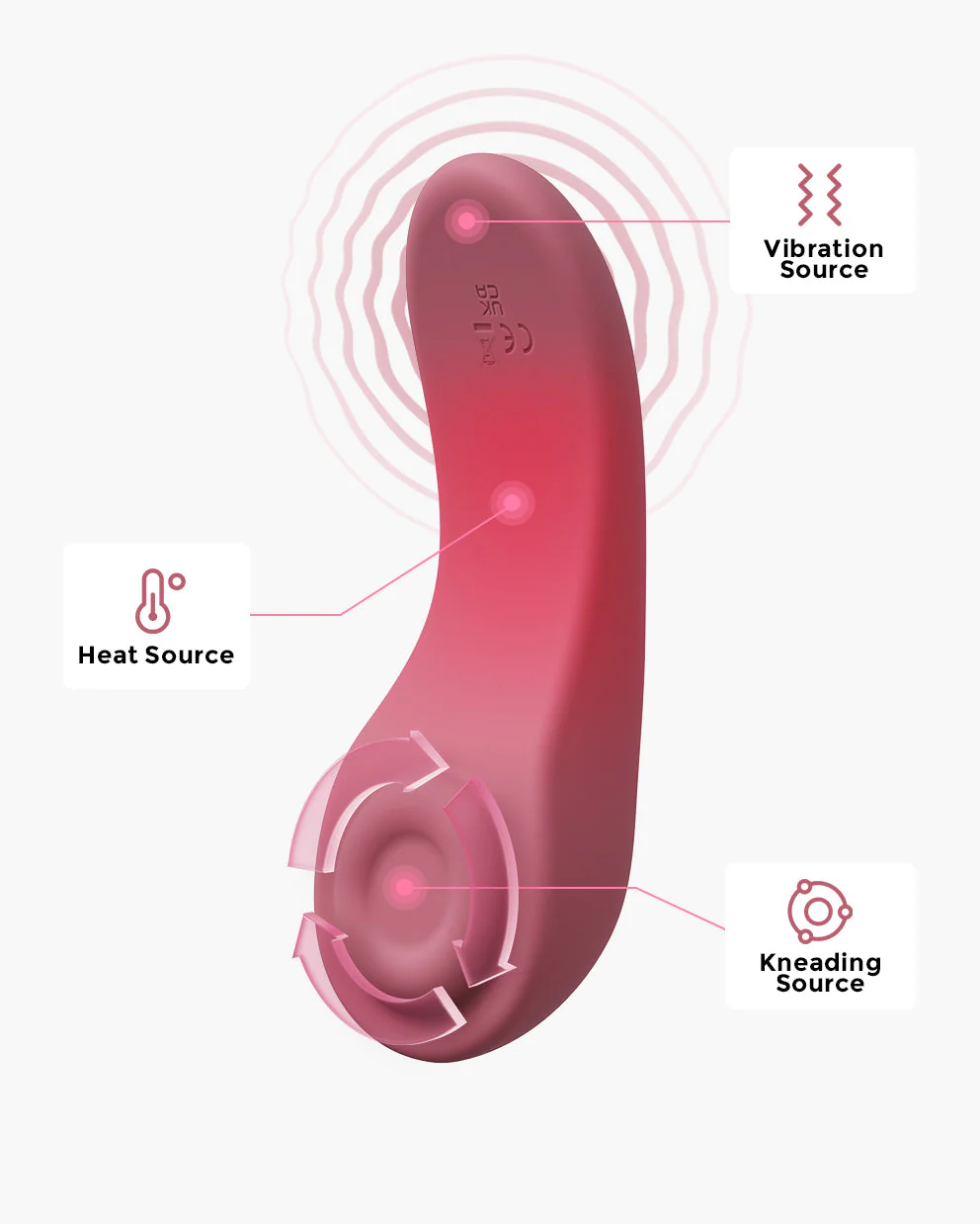 Masseur de lactation à pétrissage réglable en 3 modes - Image 6