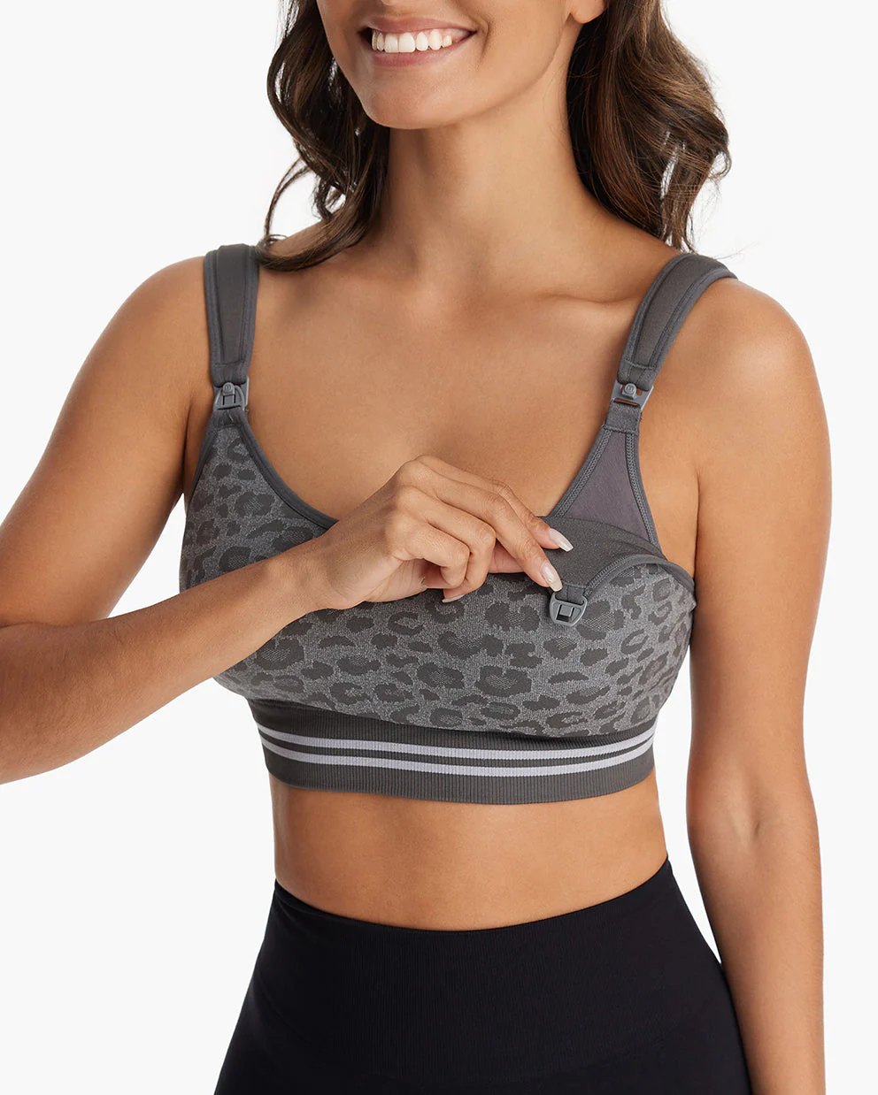 DEX - Soutien-gorge de pompage 4-en-1 sans couture en tissu extensible-HF022 - Image 13