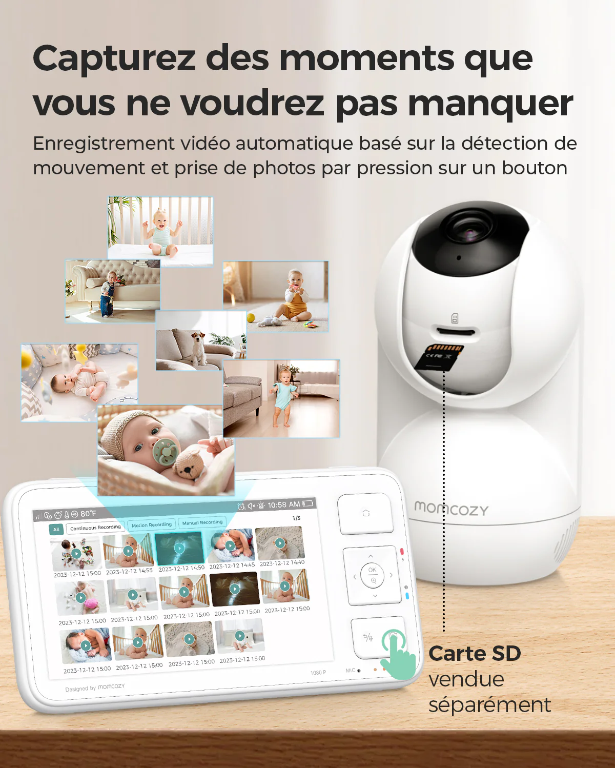 Moniteur vidéo Momcozy 5.5'' Full HD - BM03 - Image 25