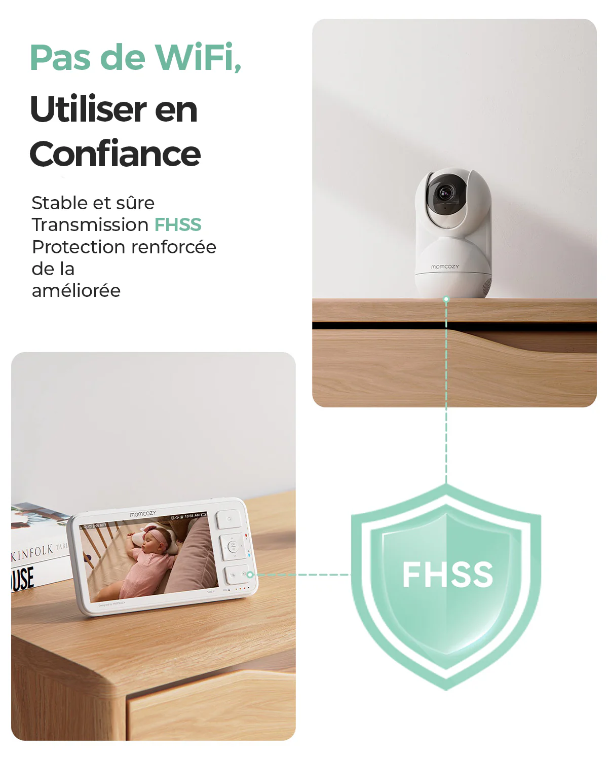 Moniteur vidéo Momcozy 5.5'' Full HD - BM03 - Image 27