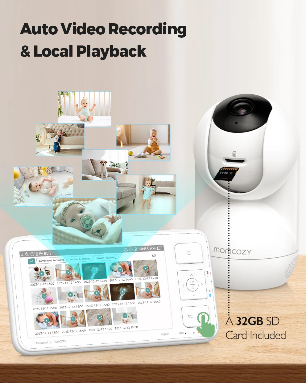 Moniteur vidéo Momcozy 5.5'' Full HD - BM03 - Image 3