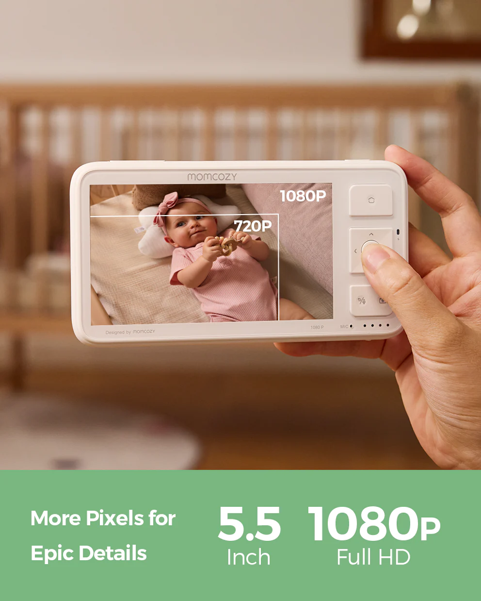 Moniteur vidéo Momcozy 5.5'' Full HD - BM03 - Image 4