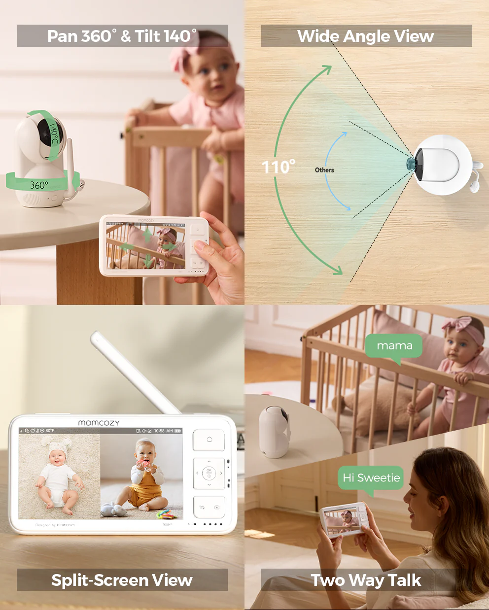Moniteur vidéo Momcozy 5.5'' Full HD - BM03 - Image 5