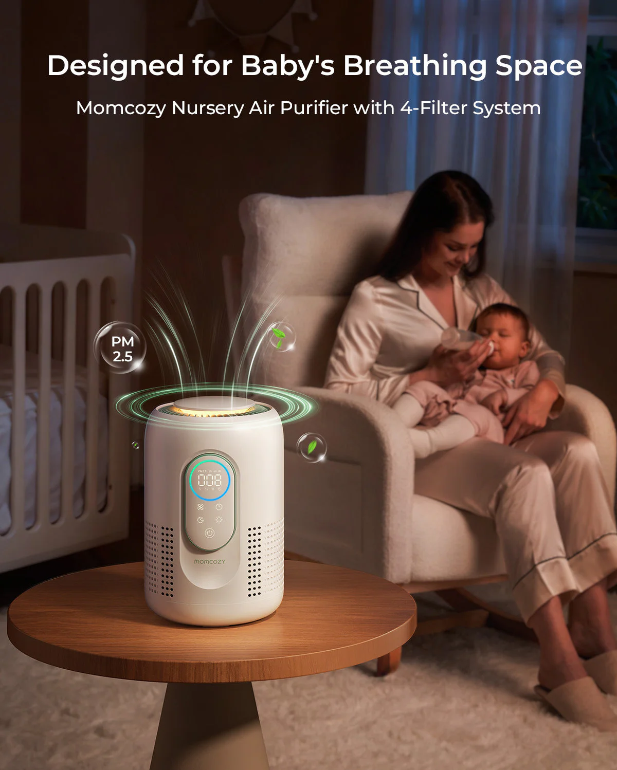 Purificateur d’air pour bébé Momcozy CozyBreath - Image 8