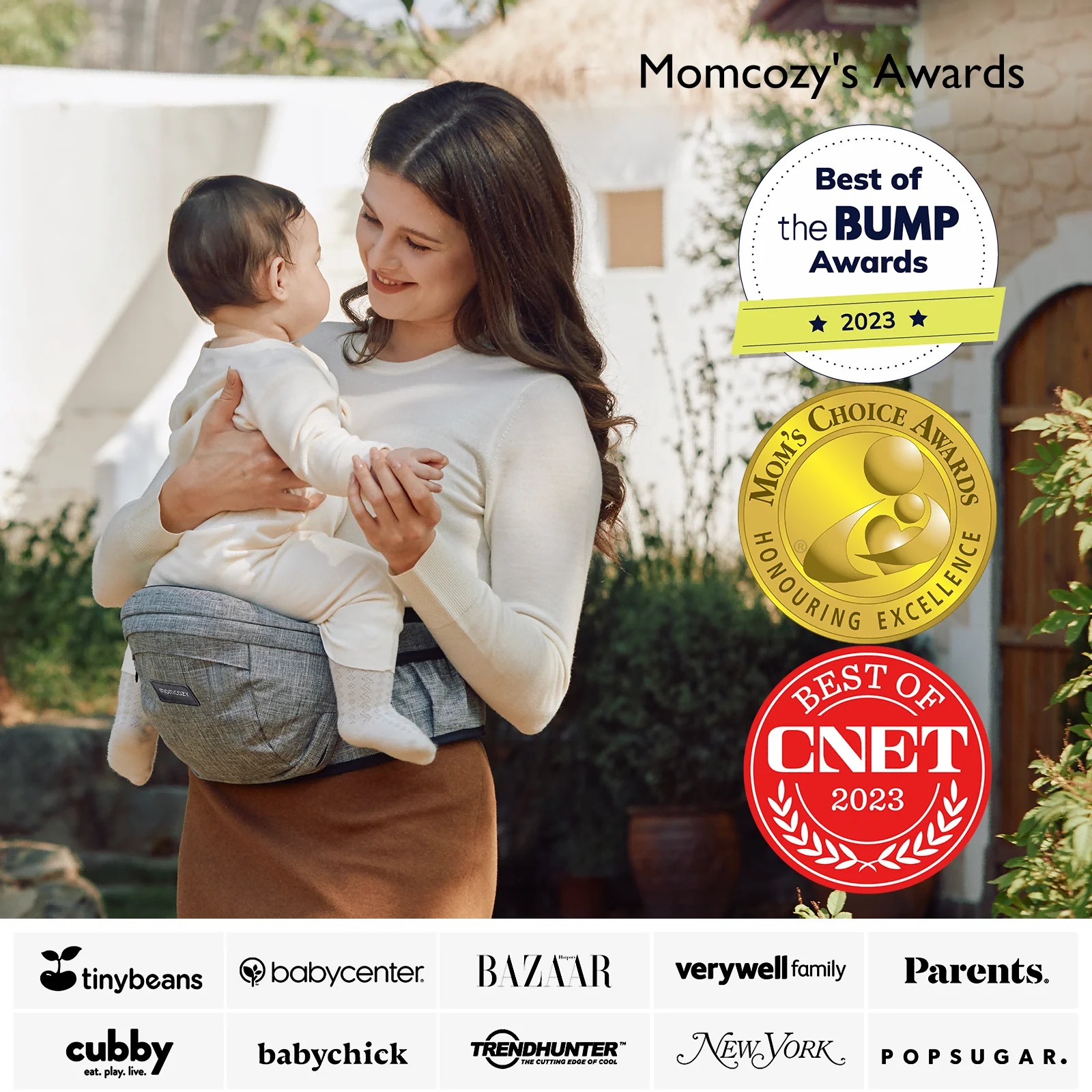 Porte-bébé Momcozy Wander360 à hanche - Image 18