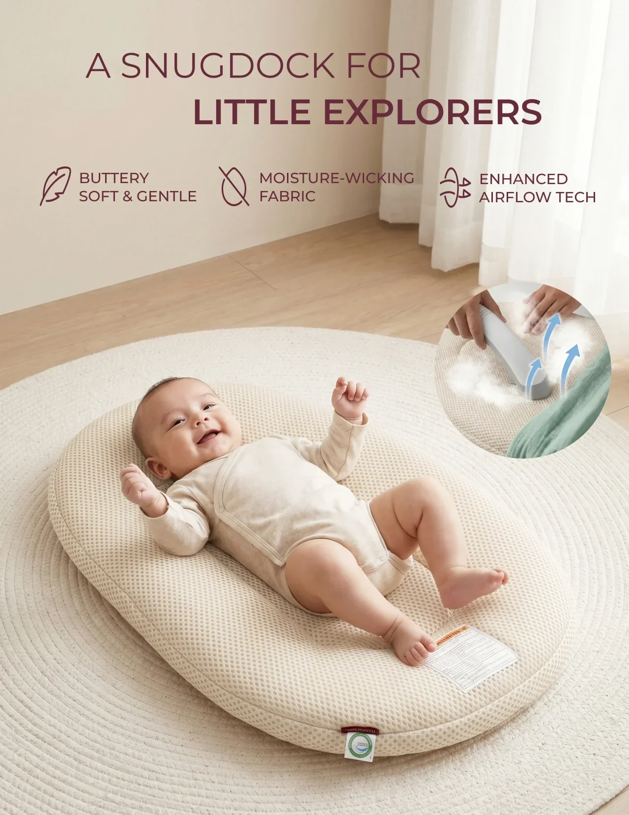 Cocon bébé Momcozy pour 0 à 6 mois - Image 12