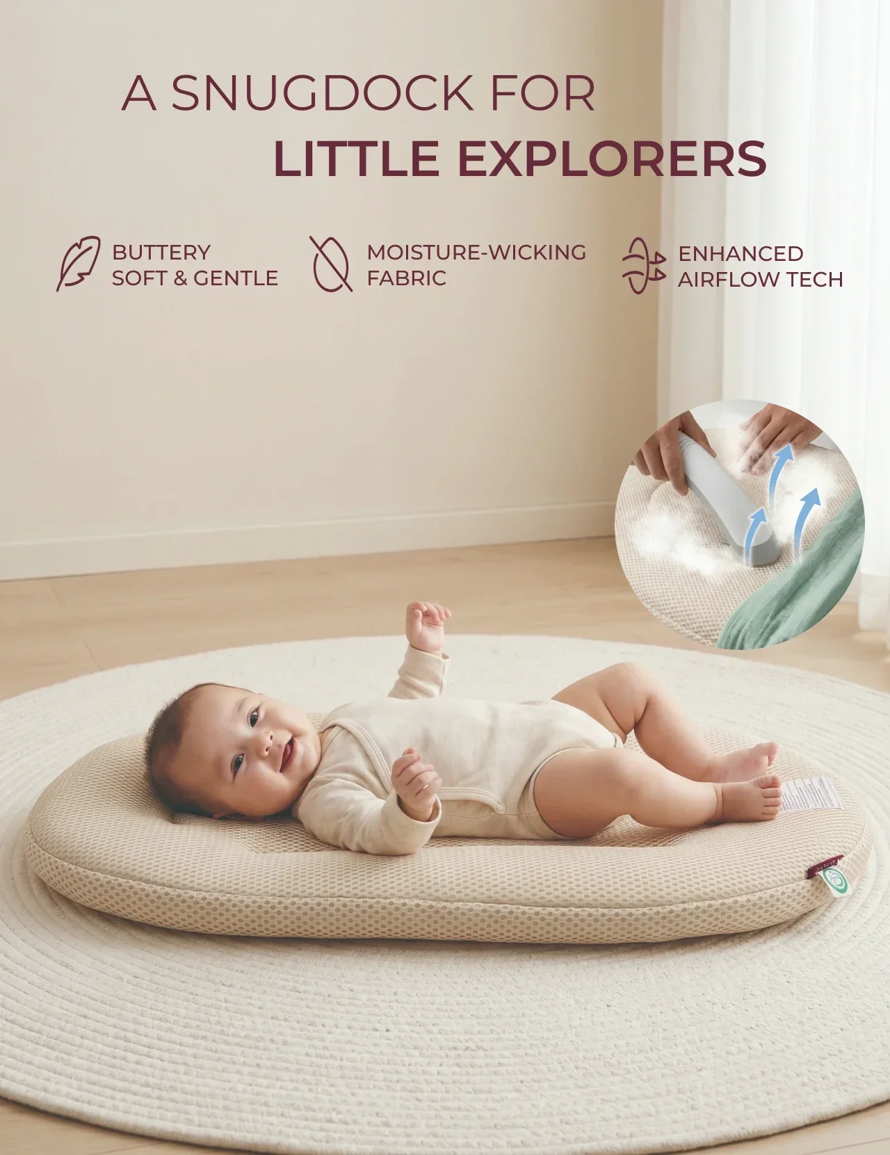 Cocon bébé Momcozy pour 0 à 6 mois - Image 16