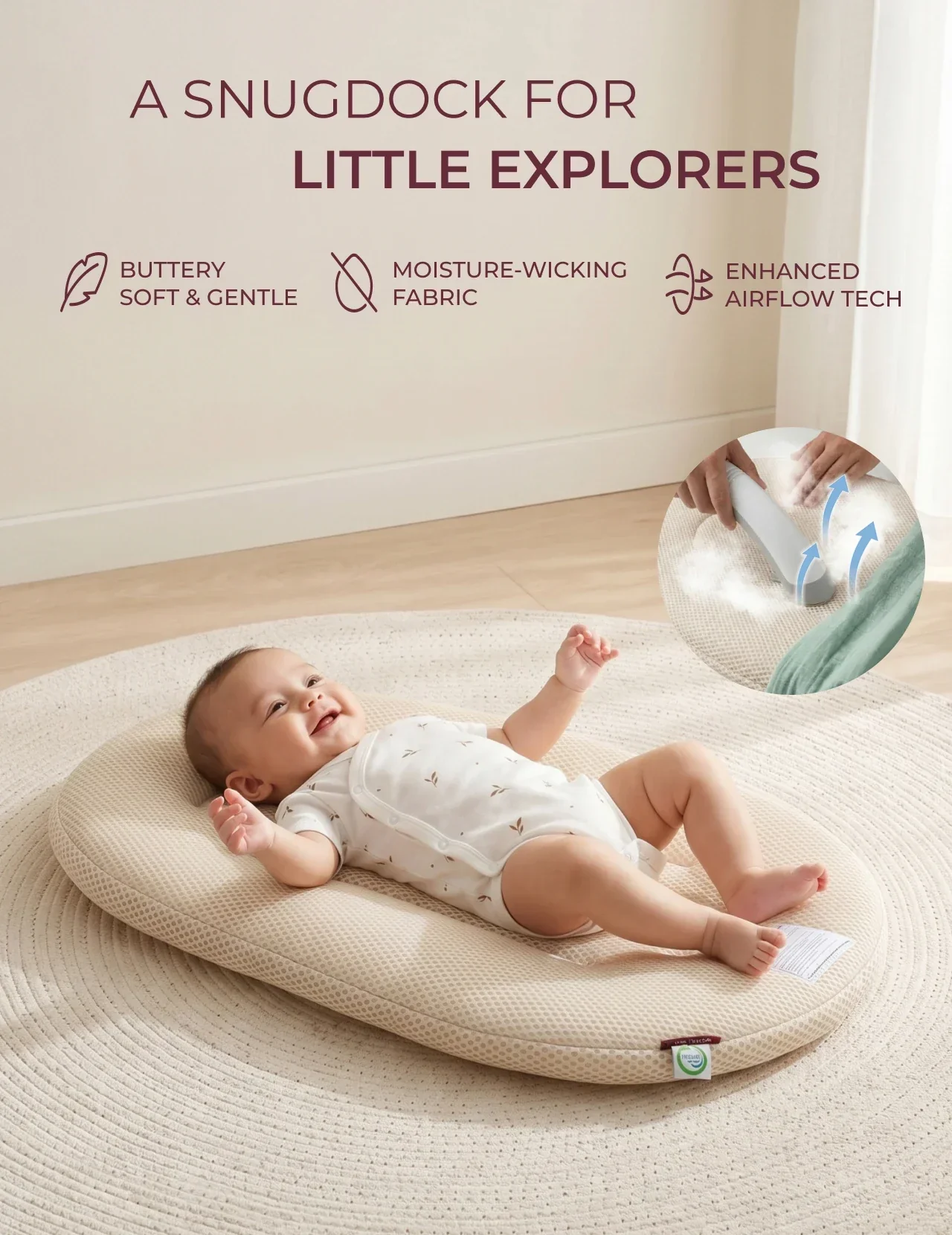 Cocon bébé Momcozy pour 0 à 6 mois - Image 6