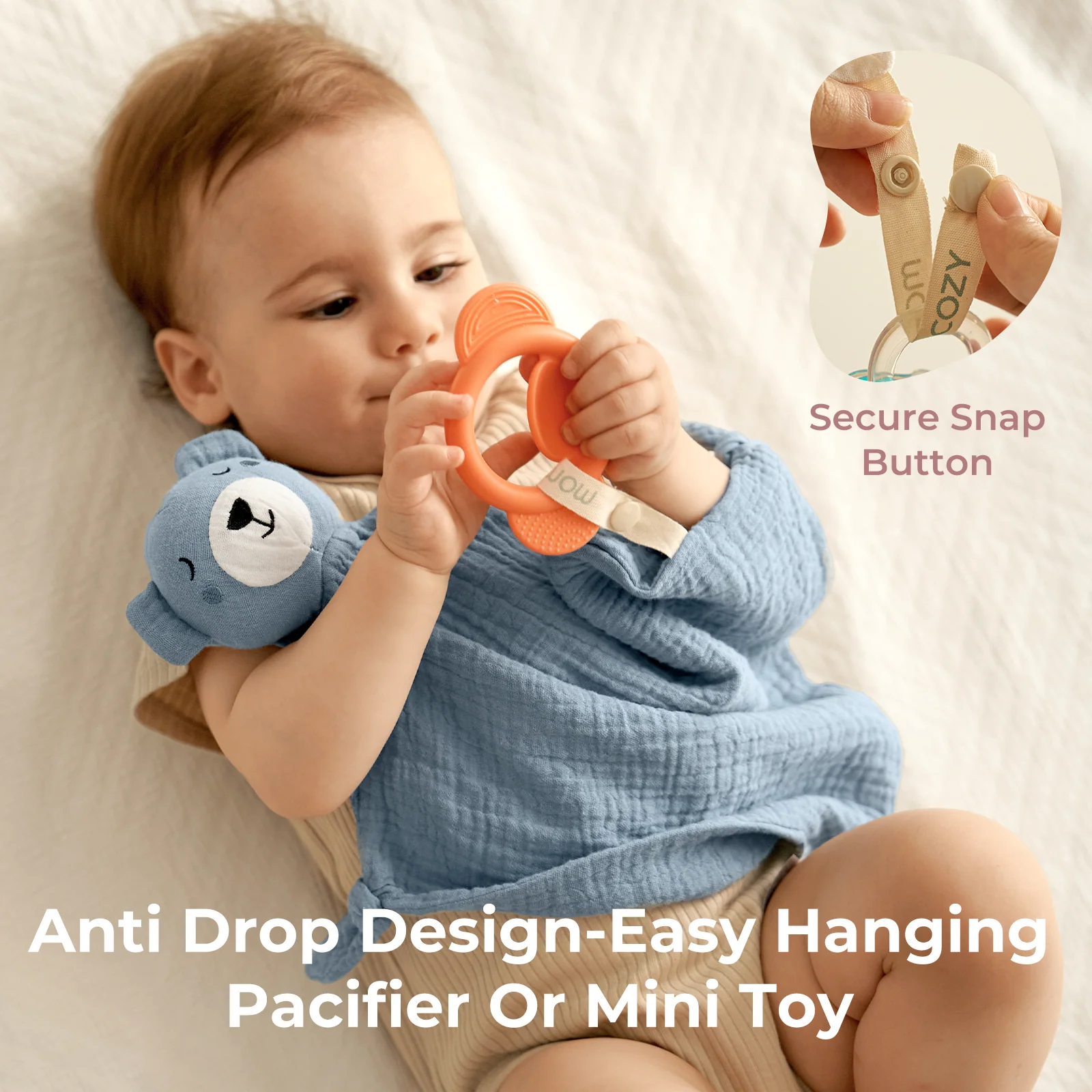Couverture de sécurité pour bébé Momcozy – Cadeau parfait pour nouveau-né - Image 14