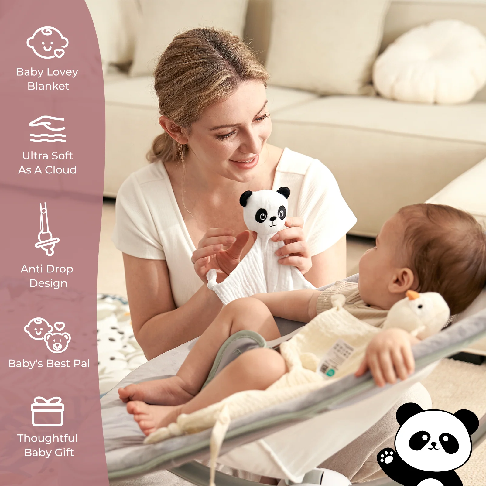 Couverture de sécurité pour bébé Momcozy – Cadeau parfait pour nouveau-né - Image 21