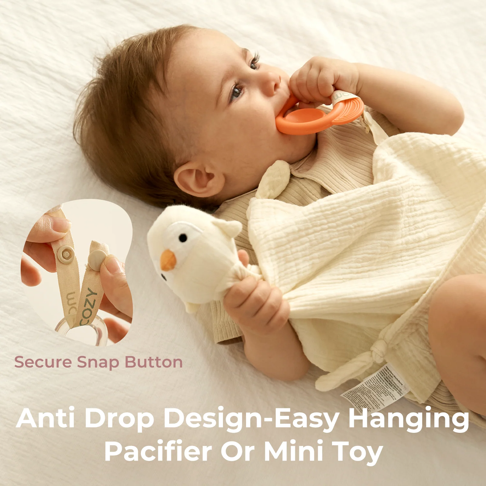 Couverture de sécurité pour bébé Momcozy – Cadeau parfait pour nouveau-né - Image 26