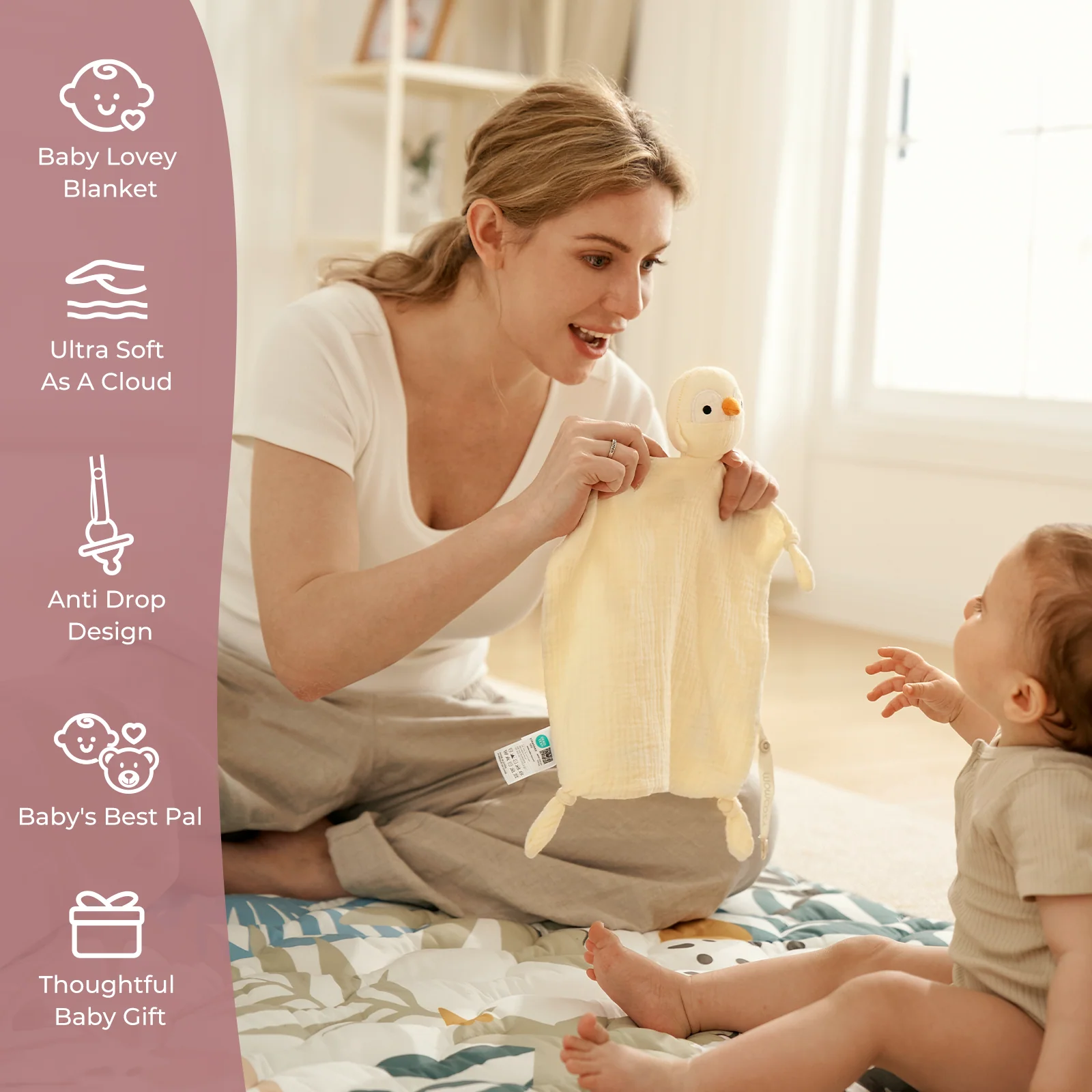 Couverture de sécurité pour bébé Momcozy – Cadeau parfait pour nouveau-né - Image 27