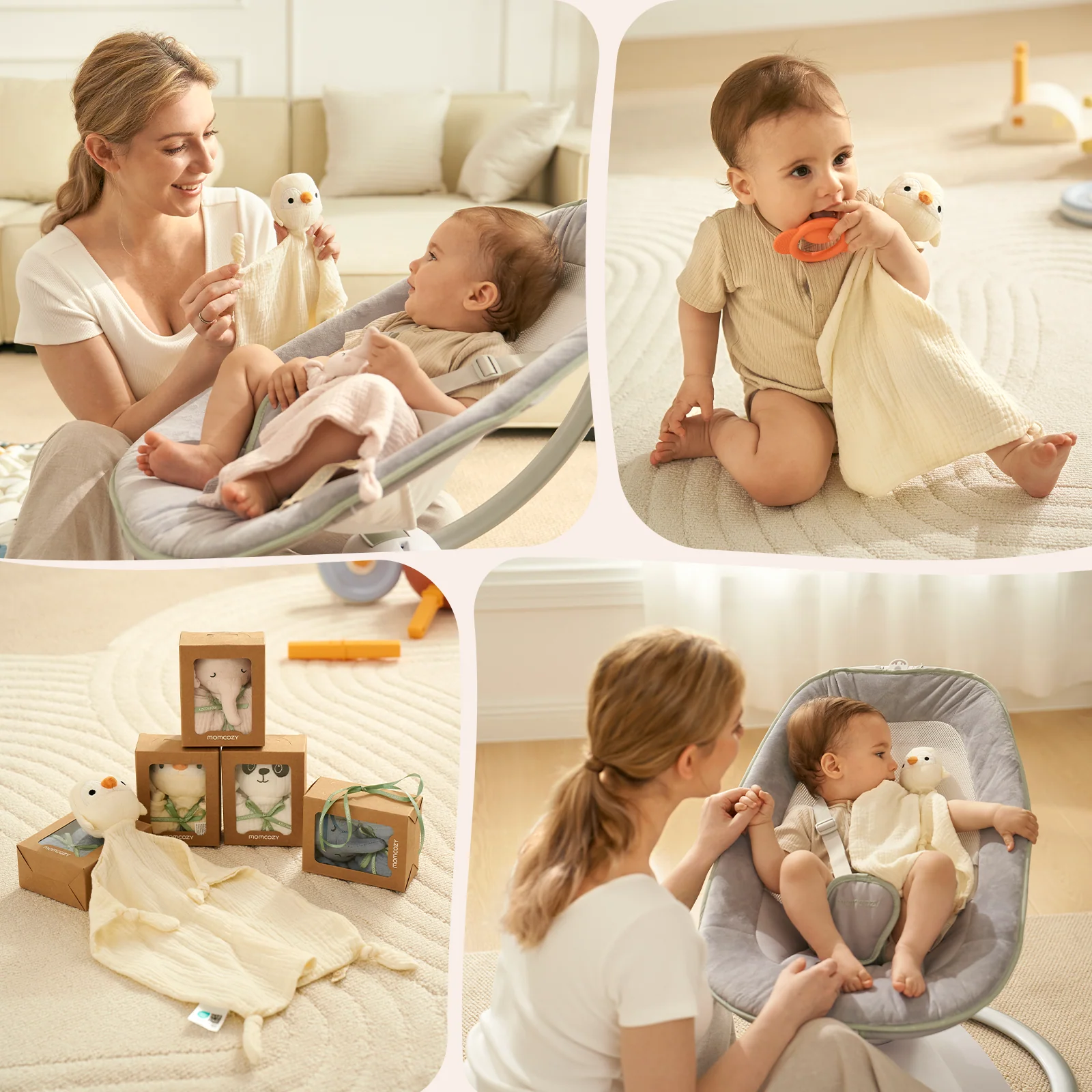 Couverture de sécurité pour bébé Momcozy – Cadeau parfait pour nouveau-né - Image 28