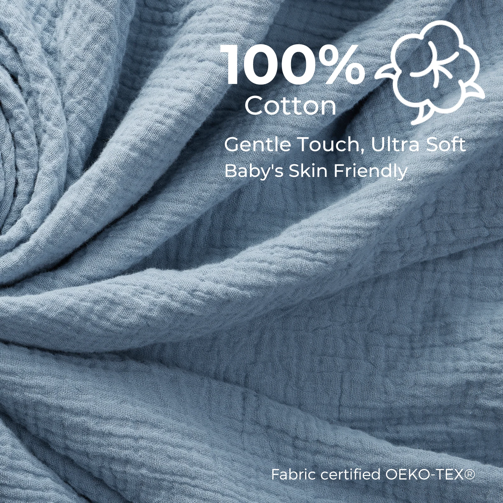 Couverture de sécurité pour bébé Momcozy – Cadeau parfait pour nouveau-né - Image 4
