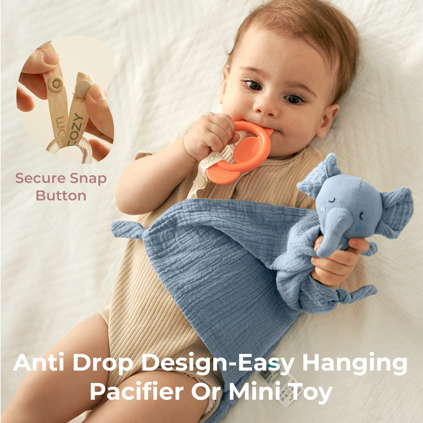Couverture de sécurité pour bébé Momcozy – Cadeau parfait pour nouveau-né - Image 8